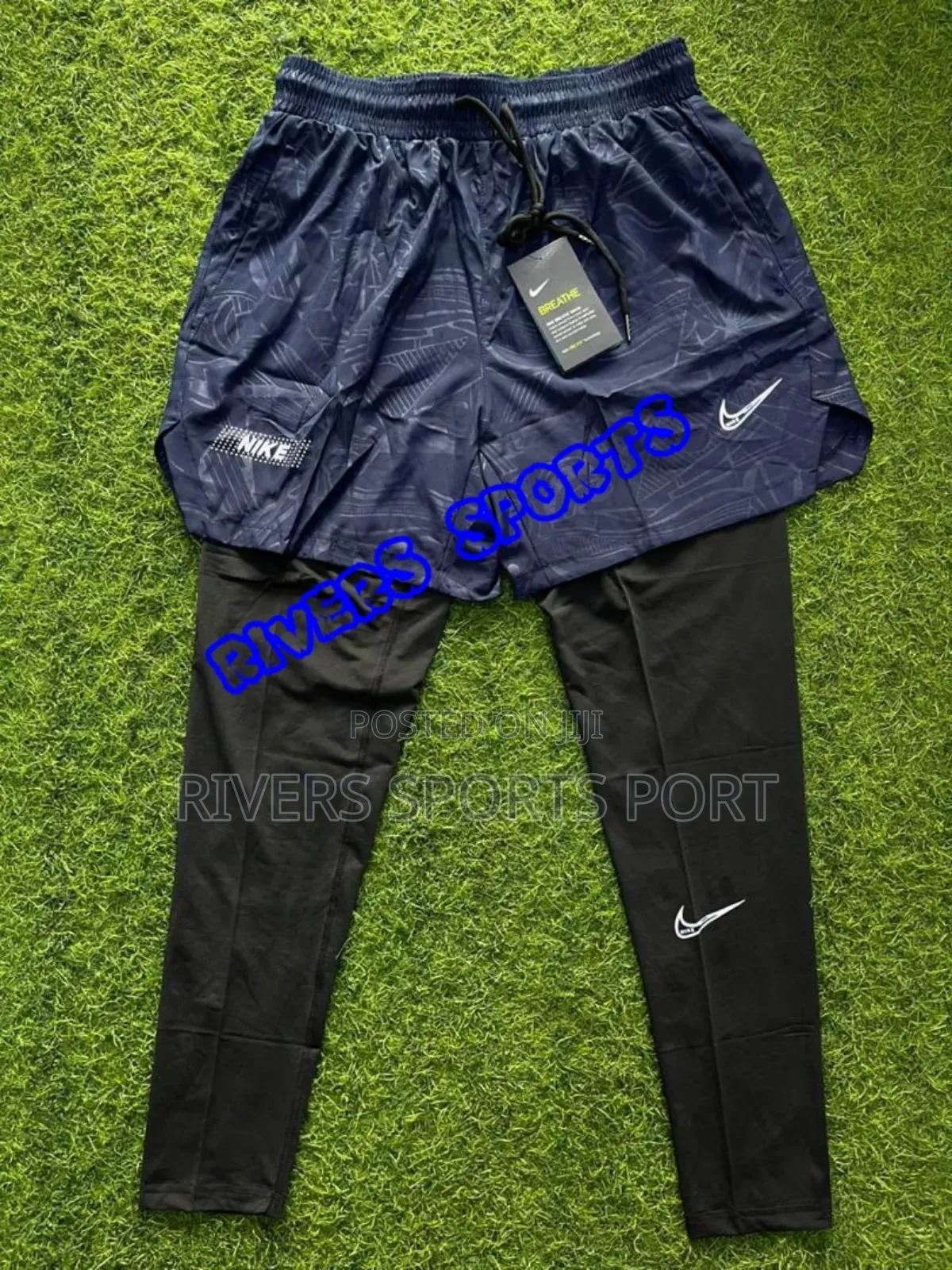 Nike, Puma, and Adidas 2in1 Gym Short With Long Thight