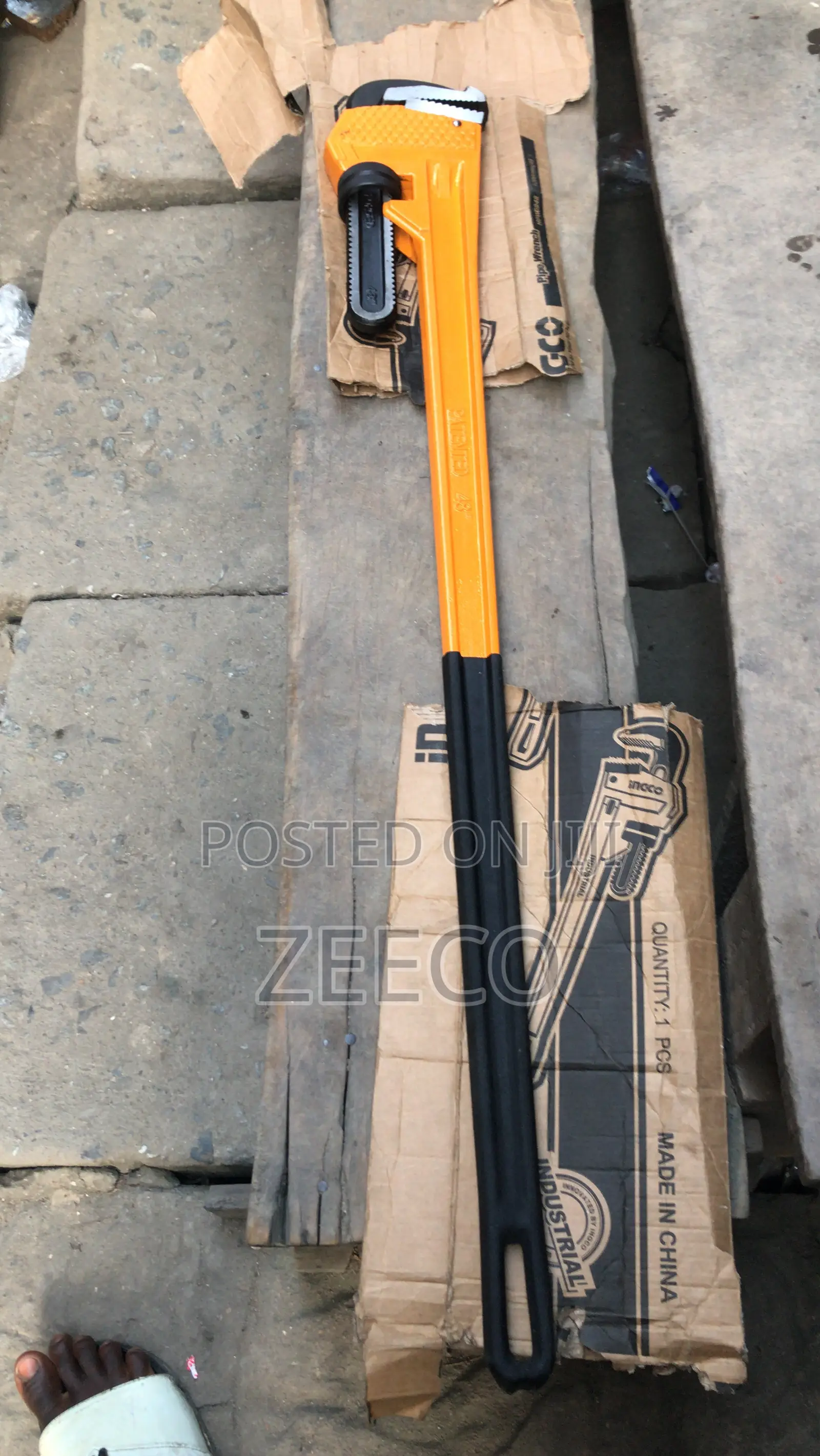 48” Ingco Industrial Pipe Wrench