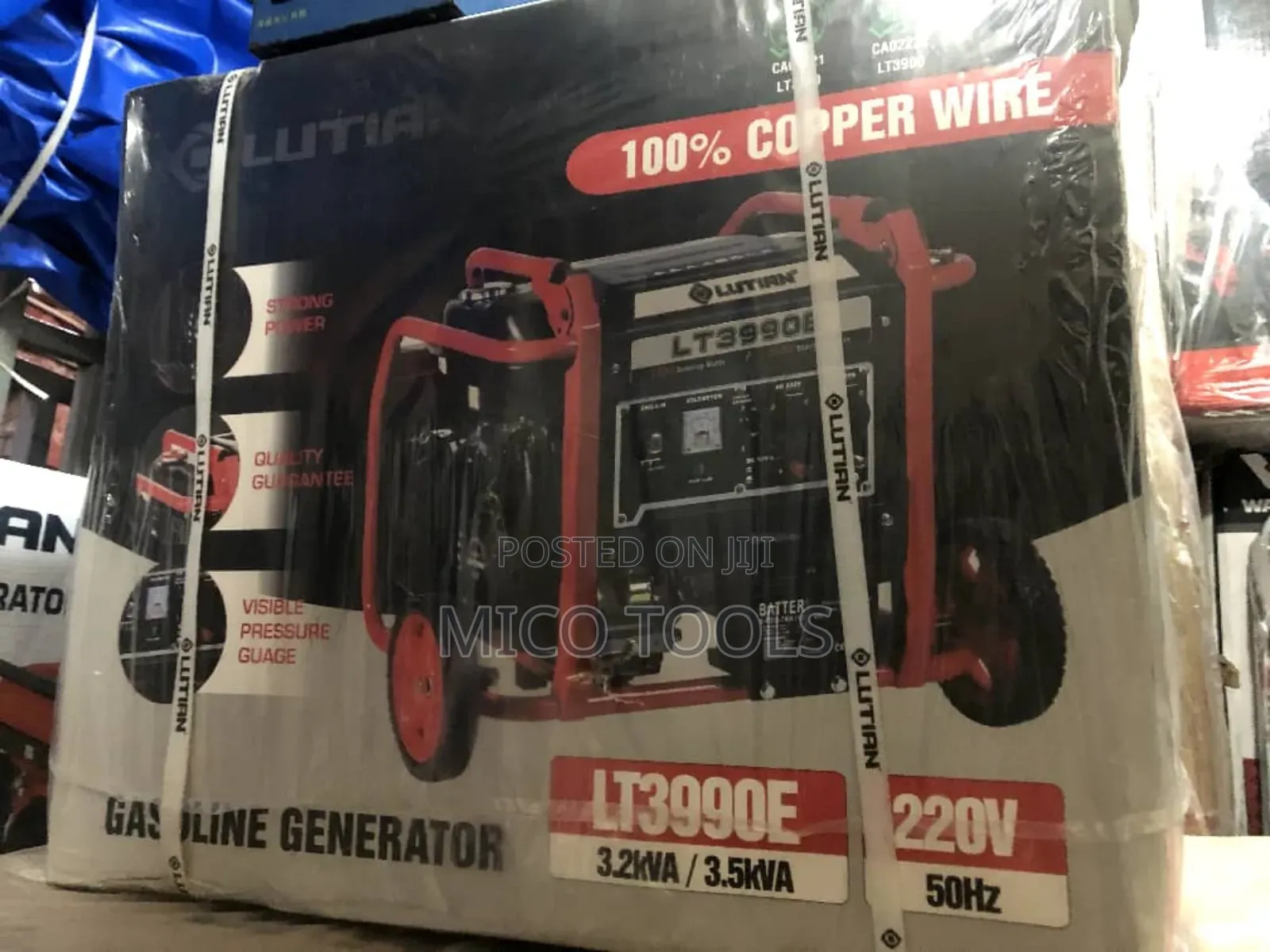 Lutian Gasoline  Generator 3990E