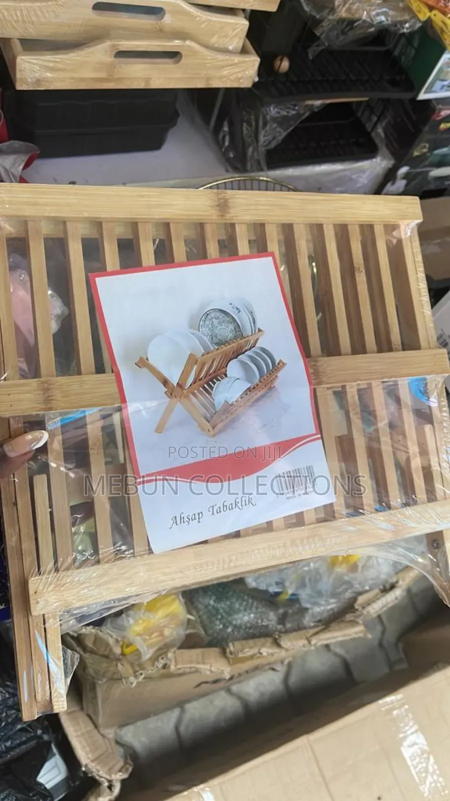 2 Tier Stylish Wooden Dish Drainer Rack