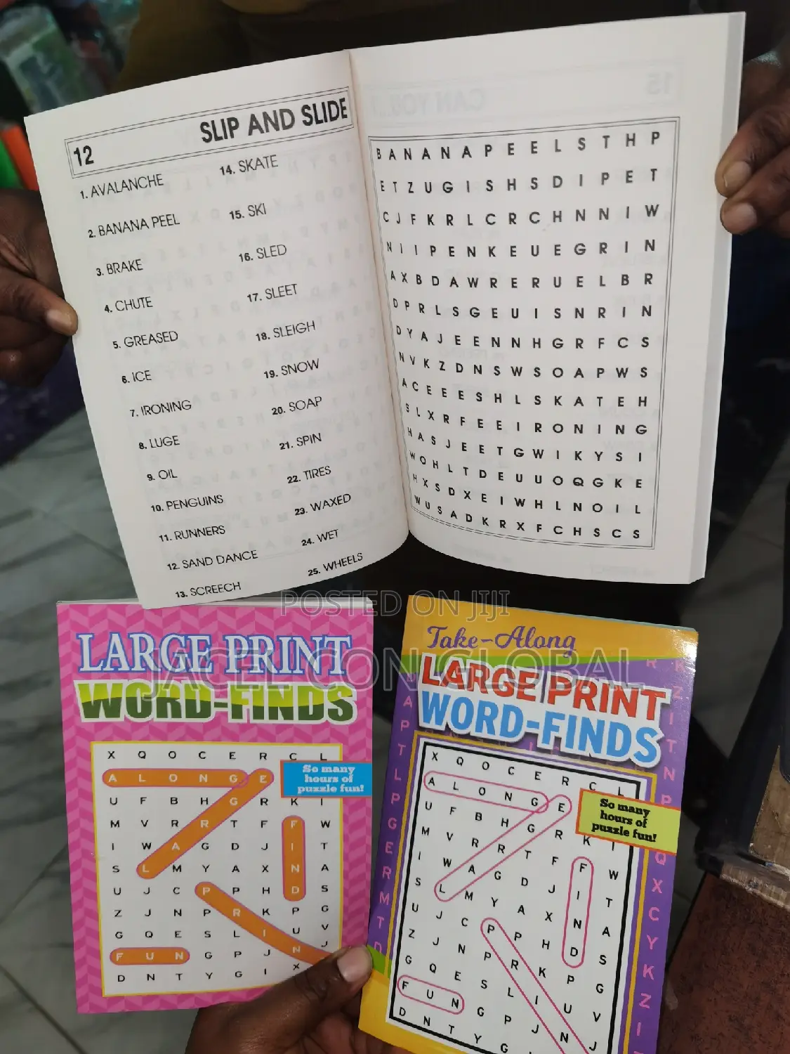 Word Search Books (A5 Size in Large Prints)