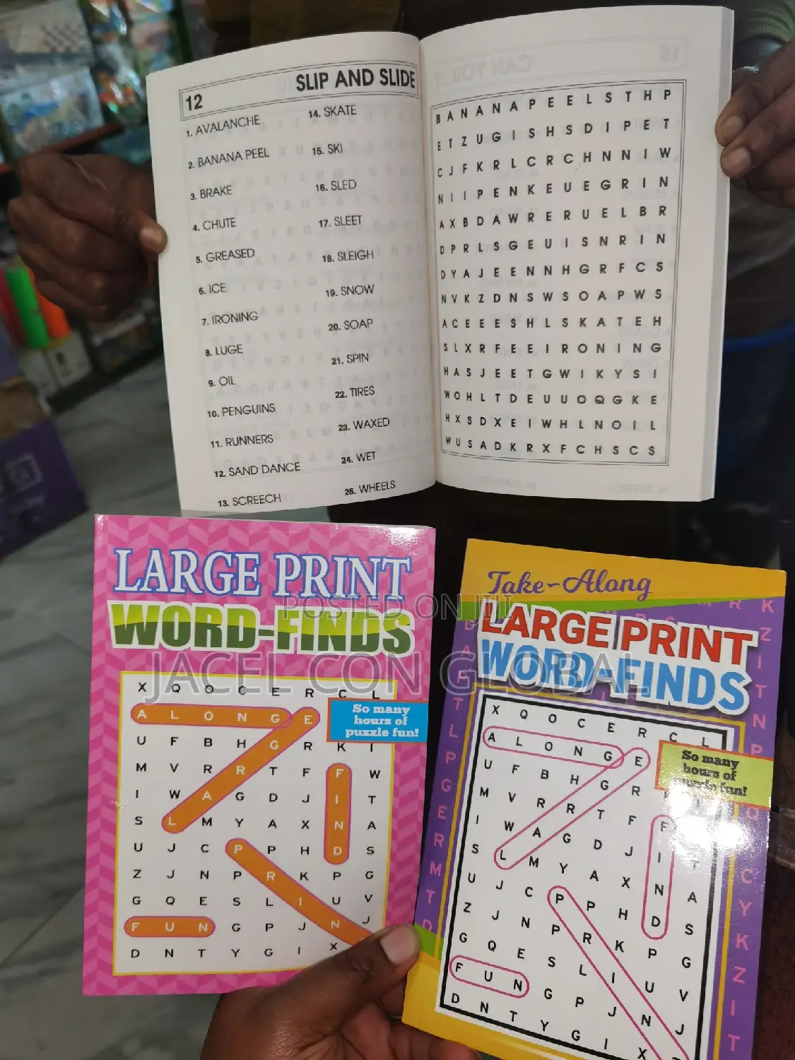Word Search Books (A5 Size in Large Prints)