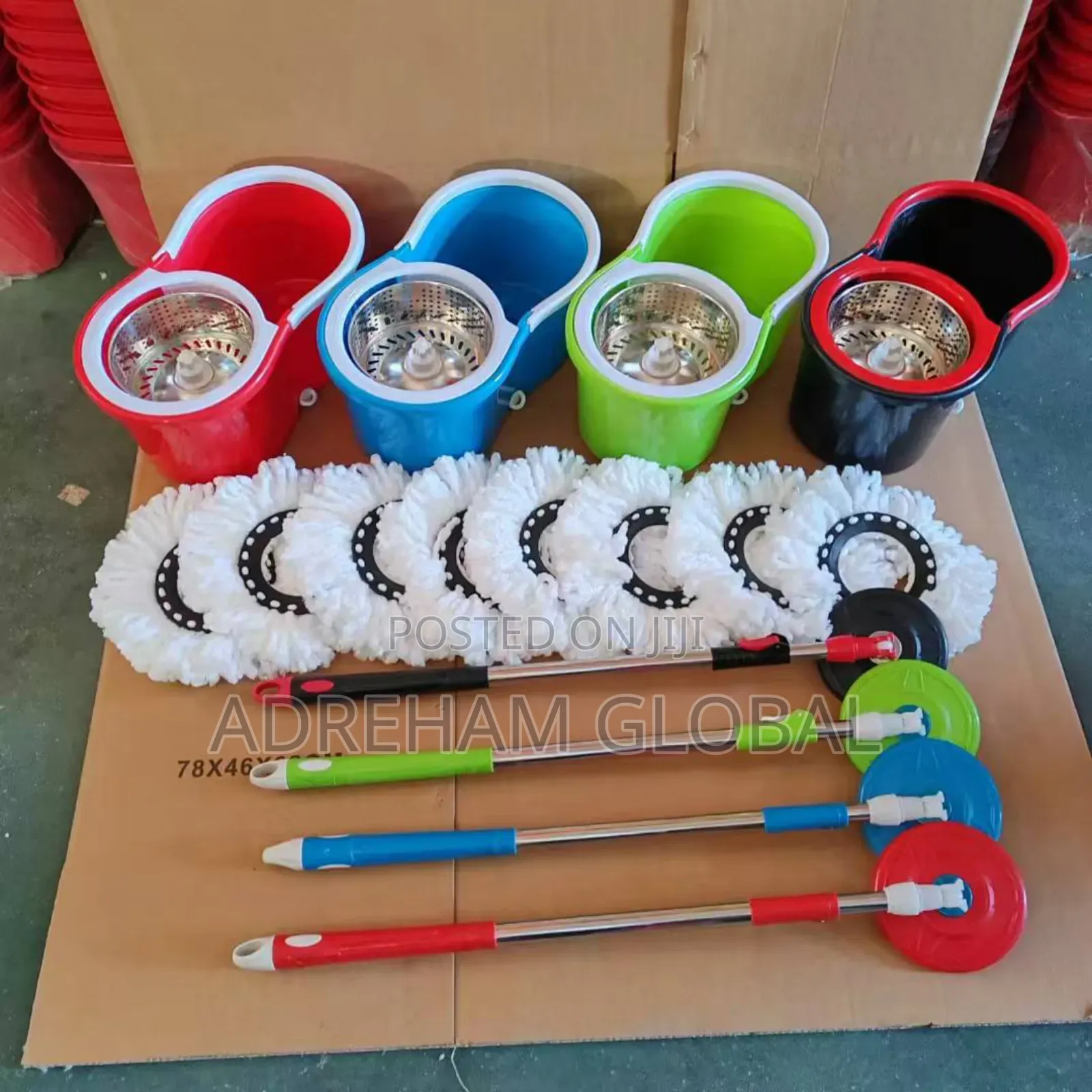 Spin Mop and Bucket