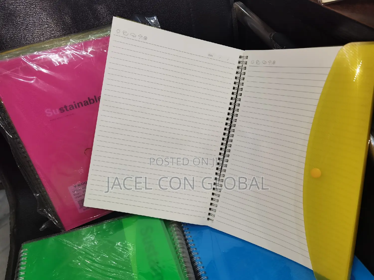 PVC Design Spiral Bind Notebook in A4 Size