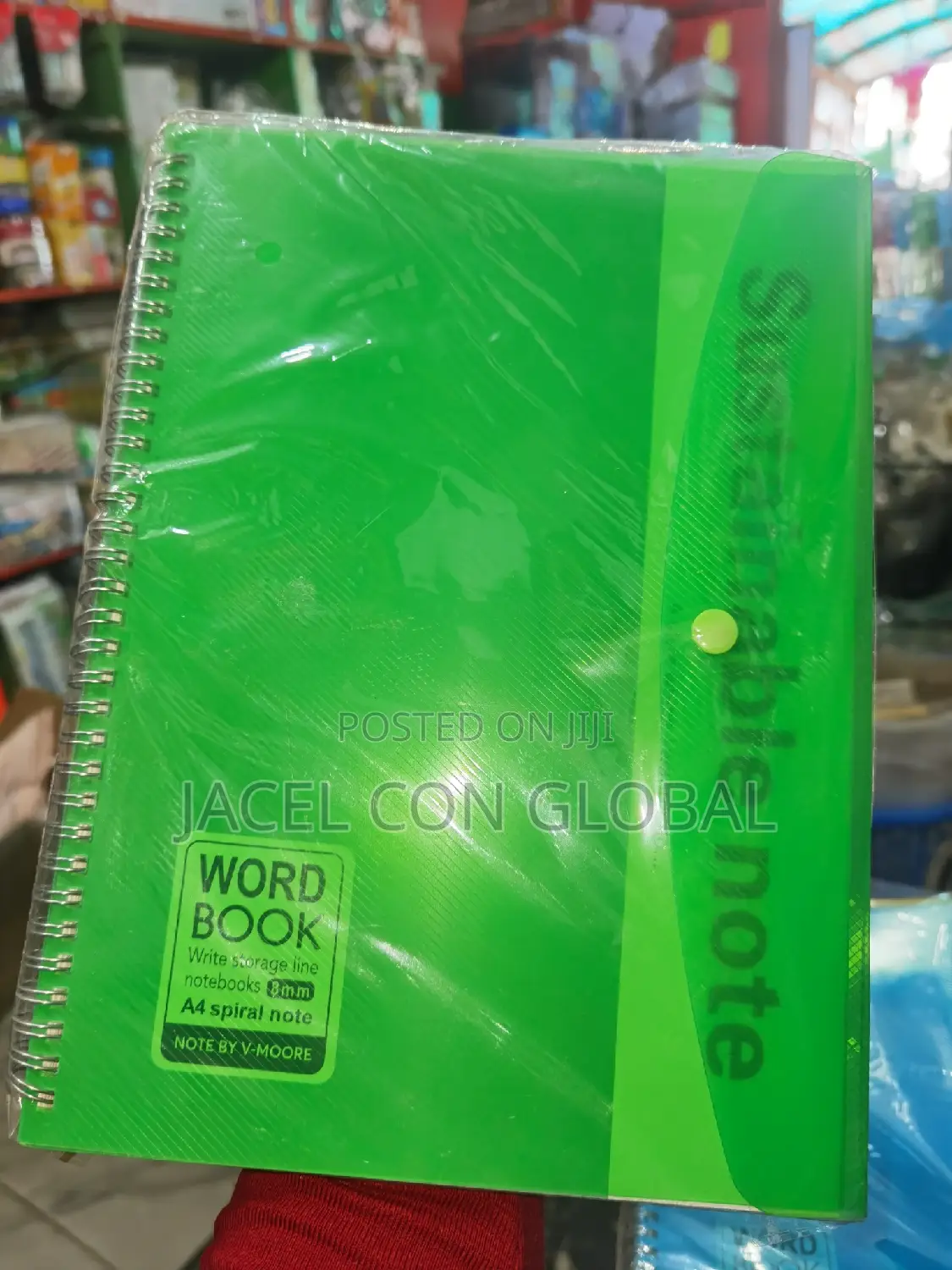 PVC Design Spiral Bind Notebook in A4 Size
