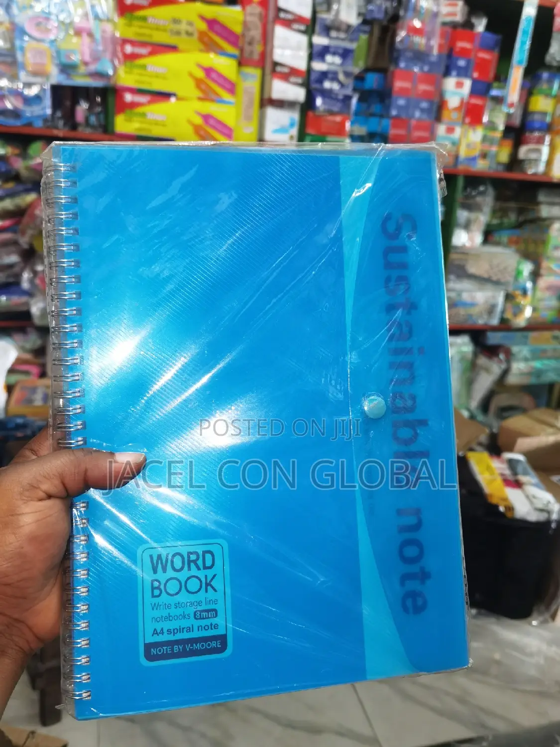 PVC Design Spiral Bind Notebook in A4 Size