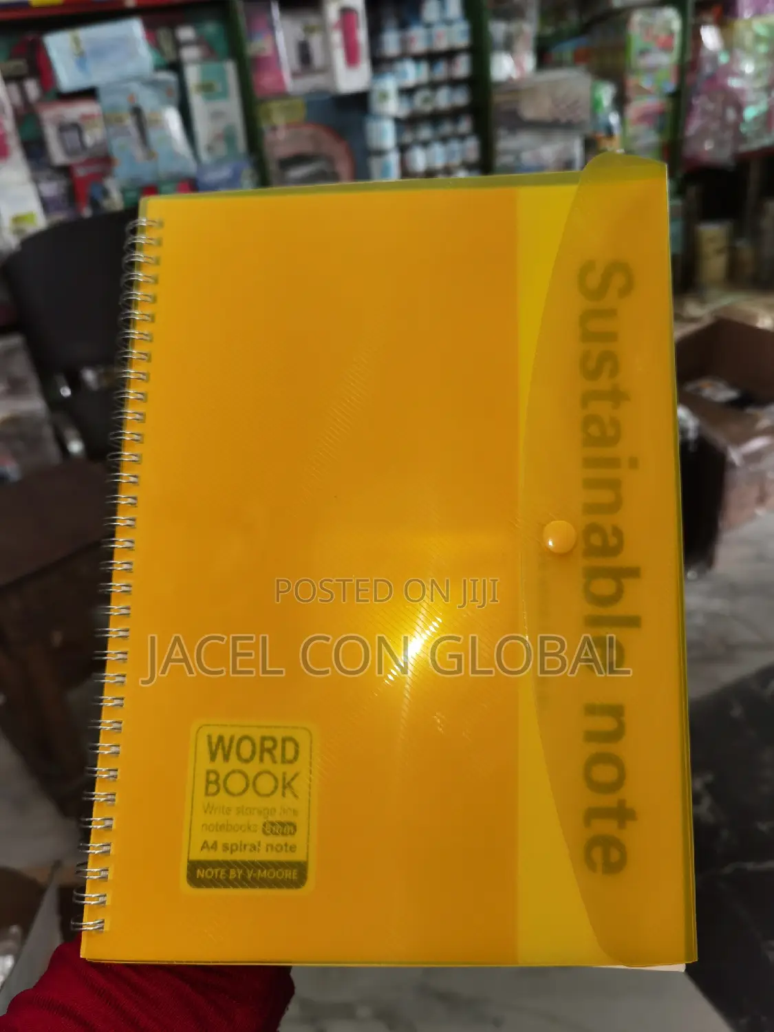 PVC Design Spiral Bind Notebook in A4 Size