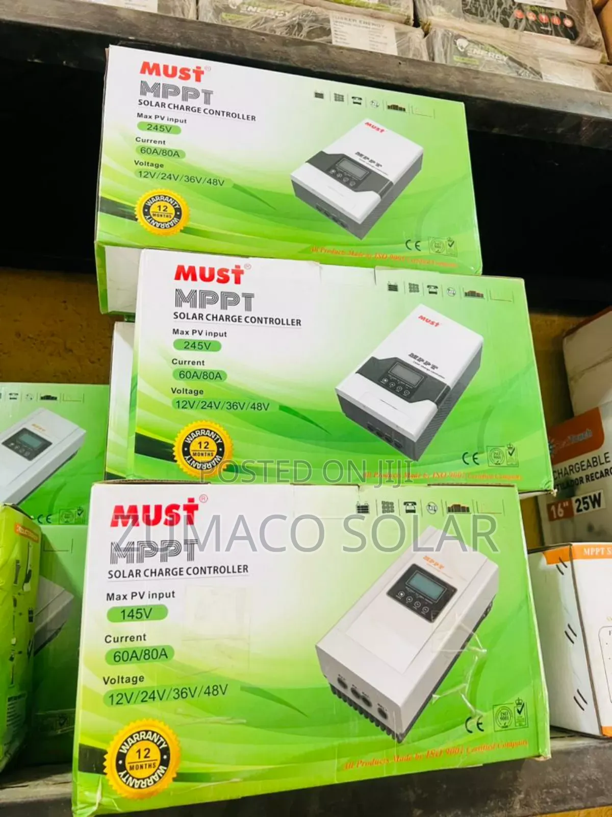 New Order 80ah Must MPPT Charge Controller