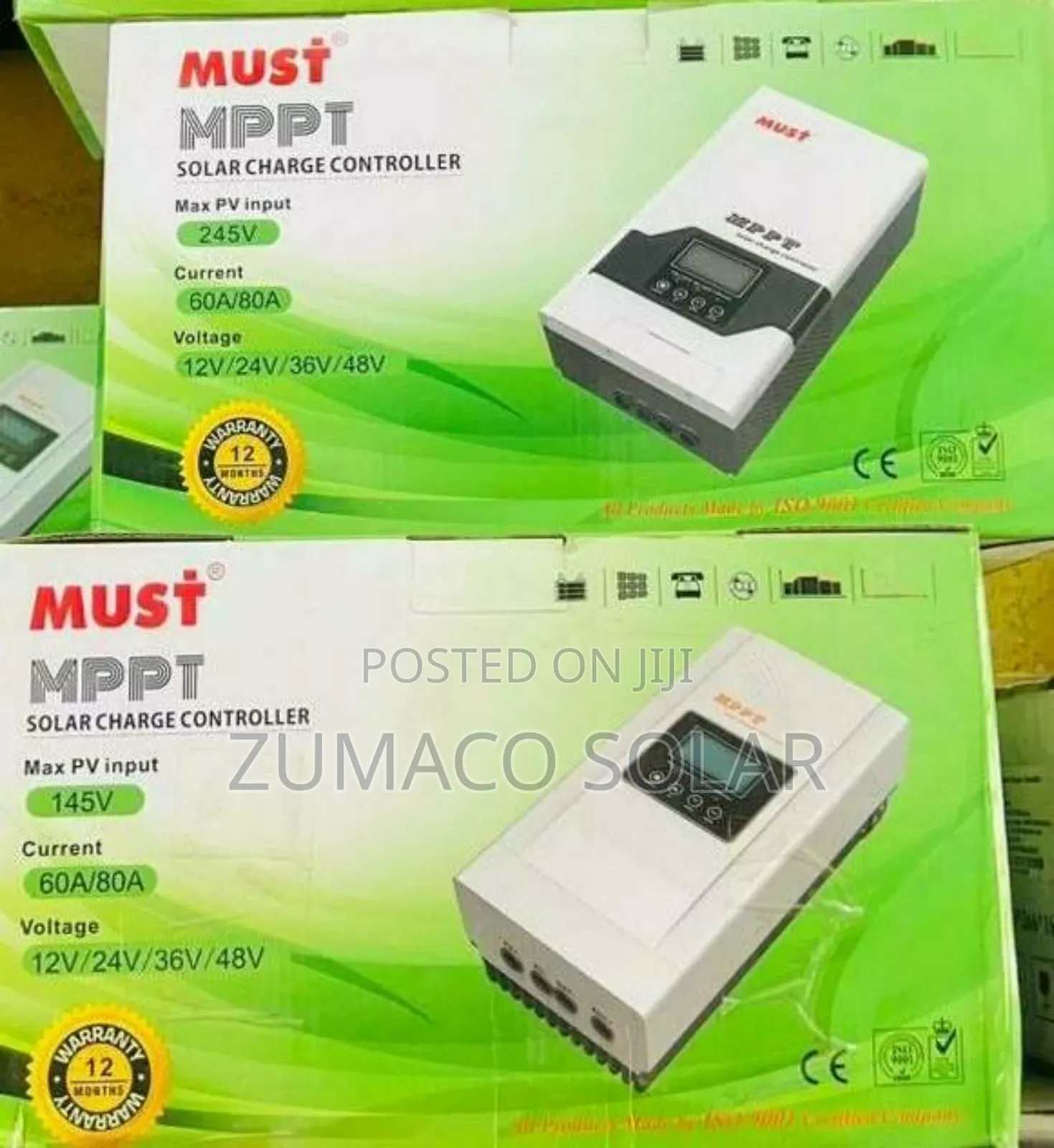 Quality 80ah Must MPPT Charge Controller