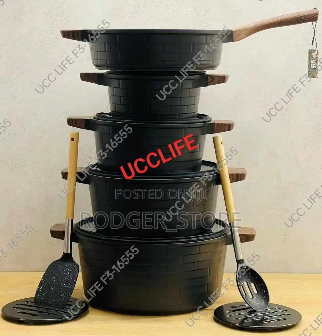 UCC LIFE Block Quality Induction Pot Avail in BLACK GRAY