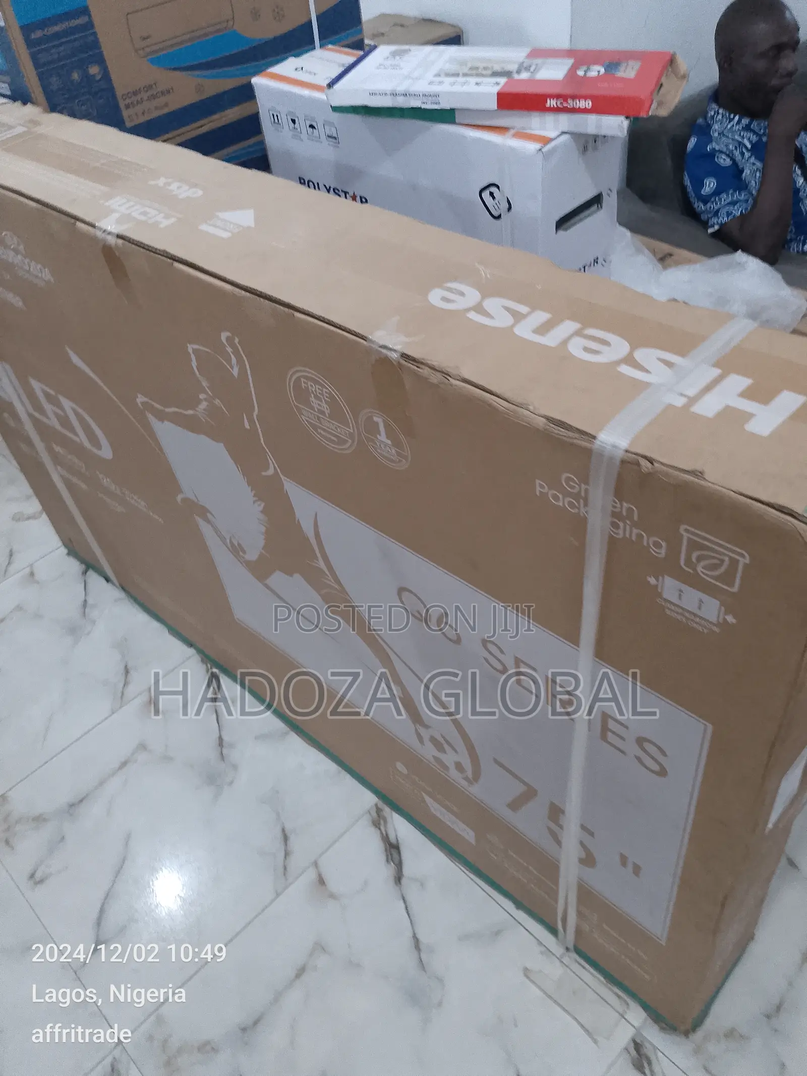 Very Colourful Hisense 75'' Qled Television