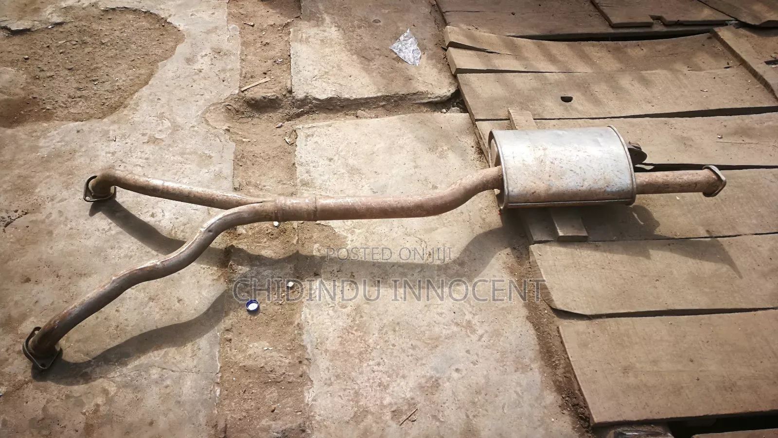 Exhaust Center Pot for Hyundai Santafe 2008 Model Tokunbo