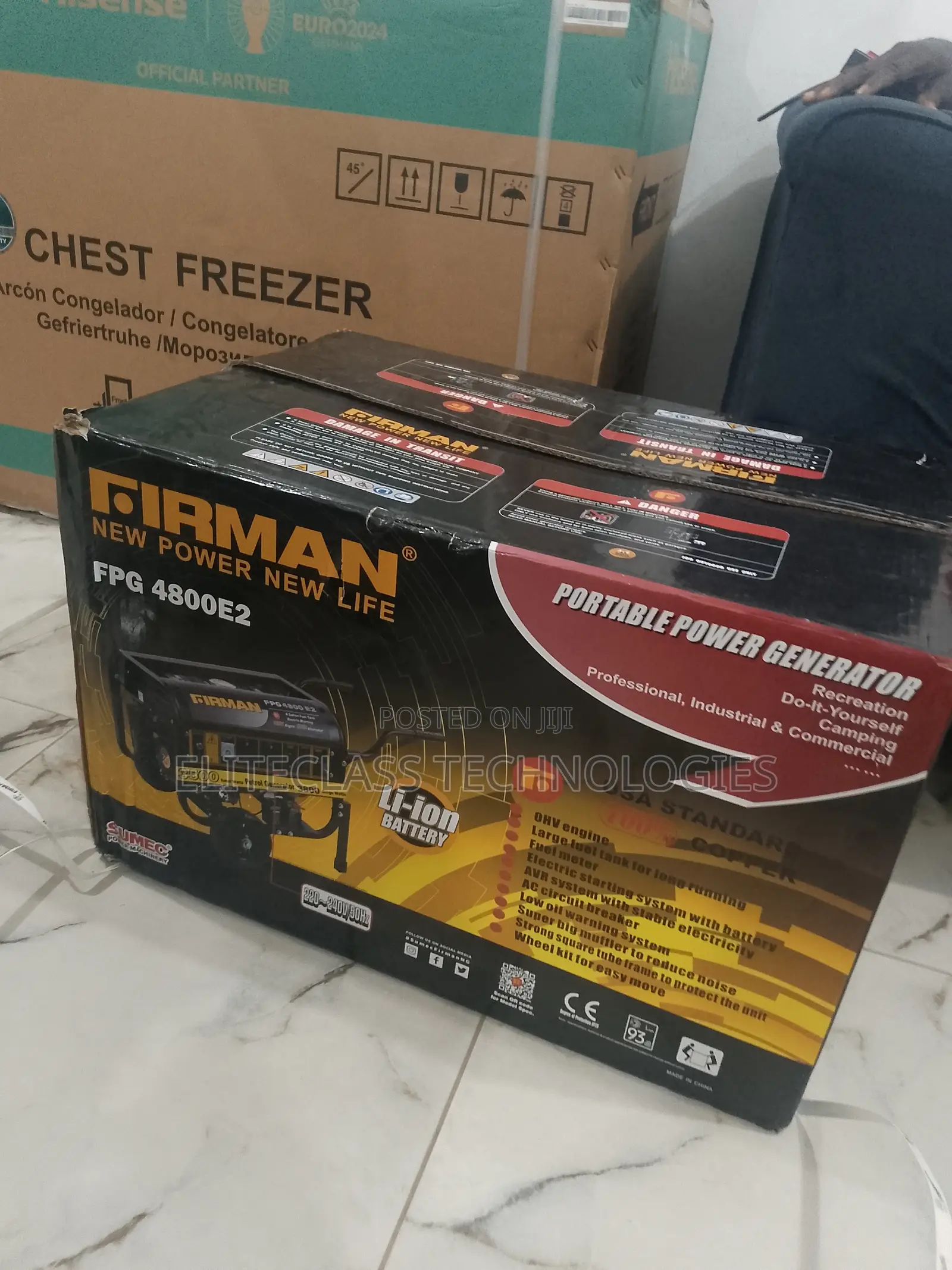 Uninterrupted Energy Firman Key Start Generator - FPG4800E2