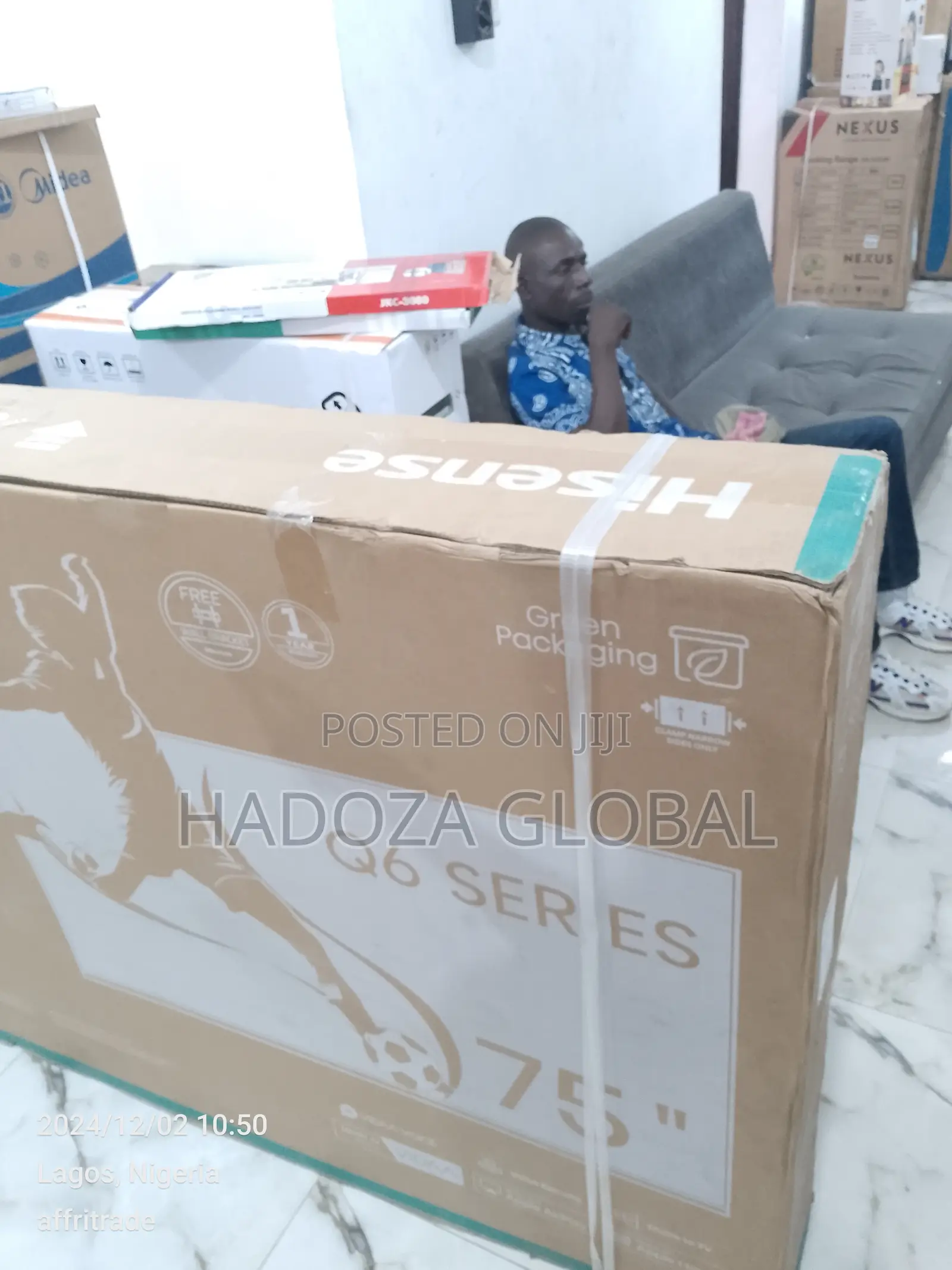 Automated Hisense 75'' Qled Television