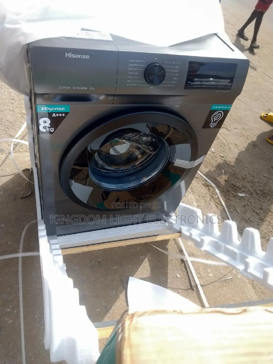 Hisense 8kg Inverter Washing Machine 100% Copper.