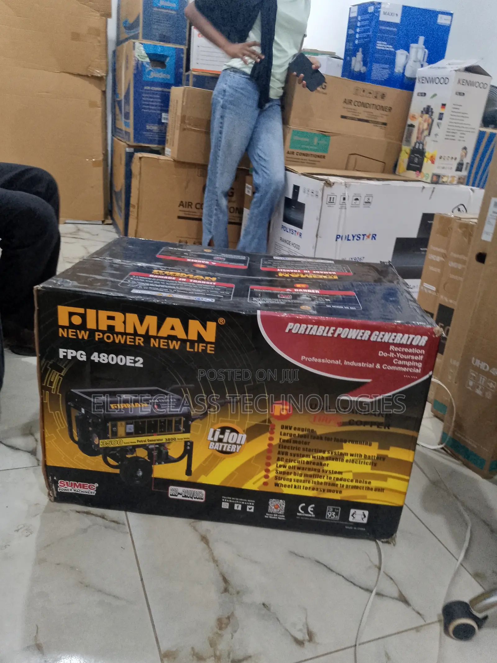Light Up Your Life Firman Key Start Generator - FPG4800E2