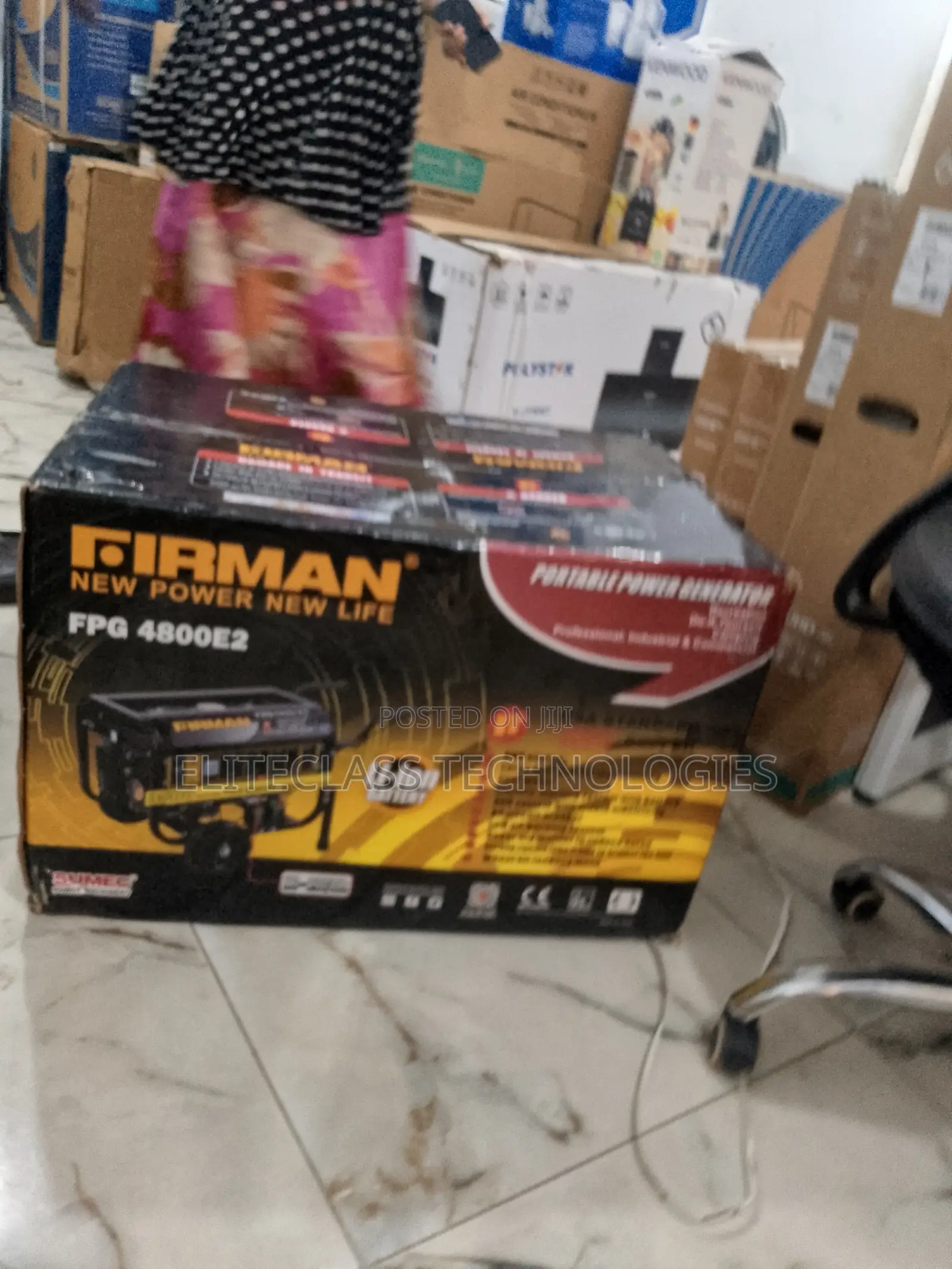 Clean Energy Firman Key Start Generator - FPG4800E2