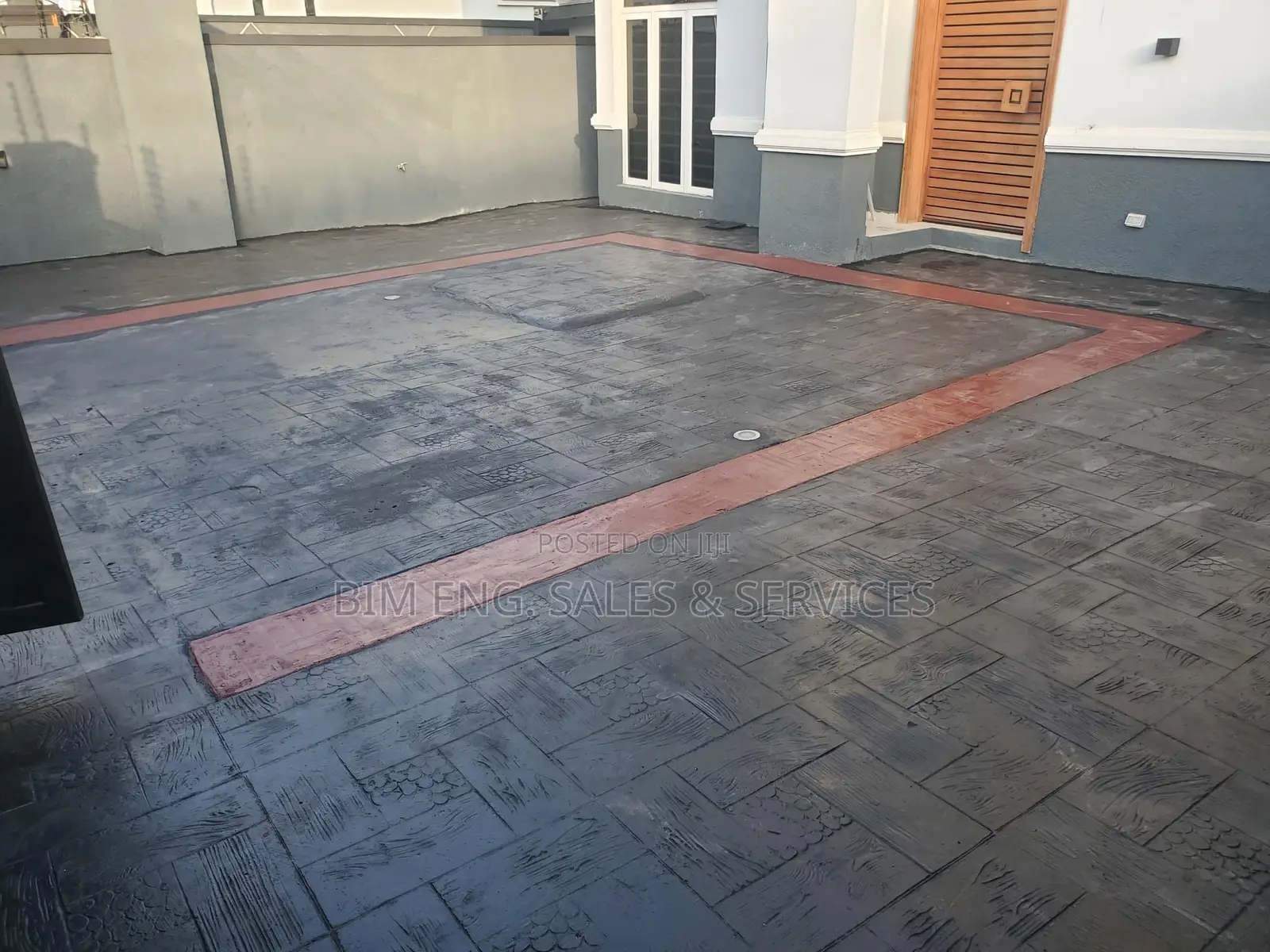 Stamping Aggregate Concrete Mould Acr Dioxide Acrylic Paint