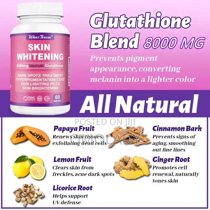 Skin Whitening Blend With Glutathione - 8000mg
