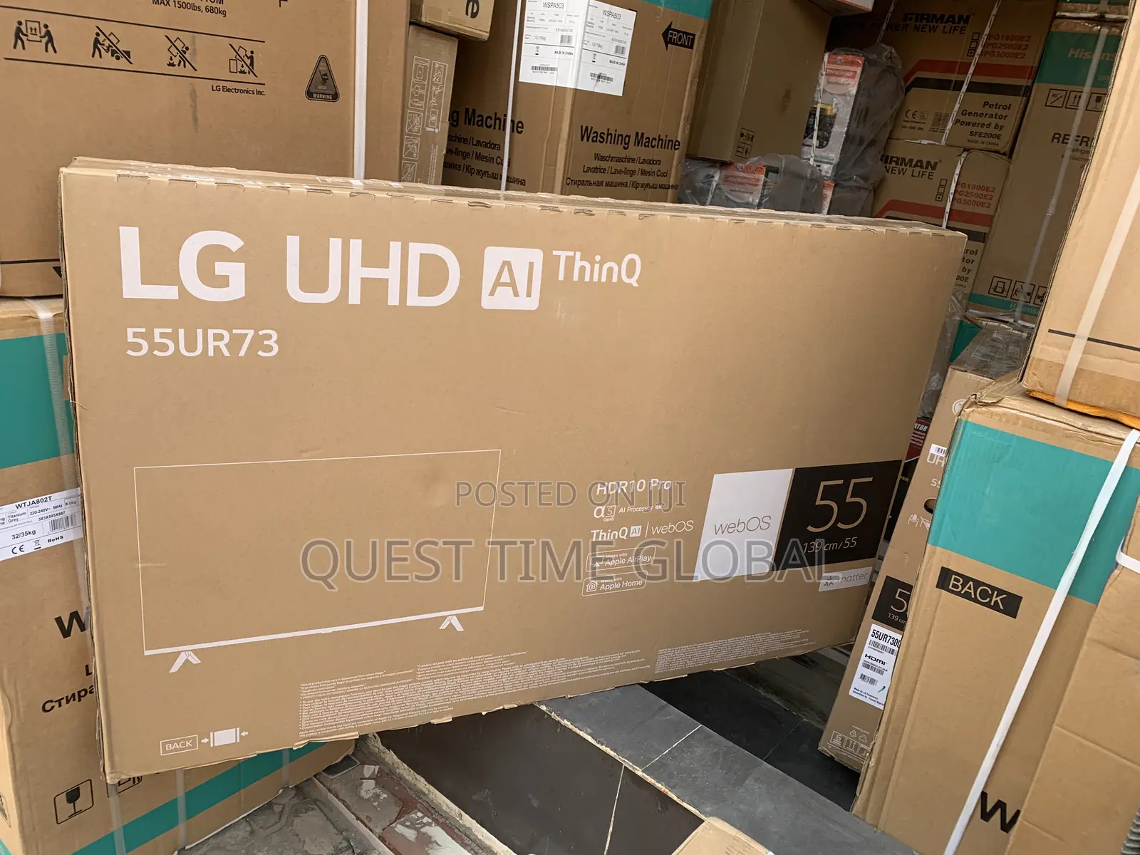 Lg 55” Smart Tv Uhd