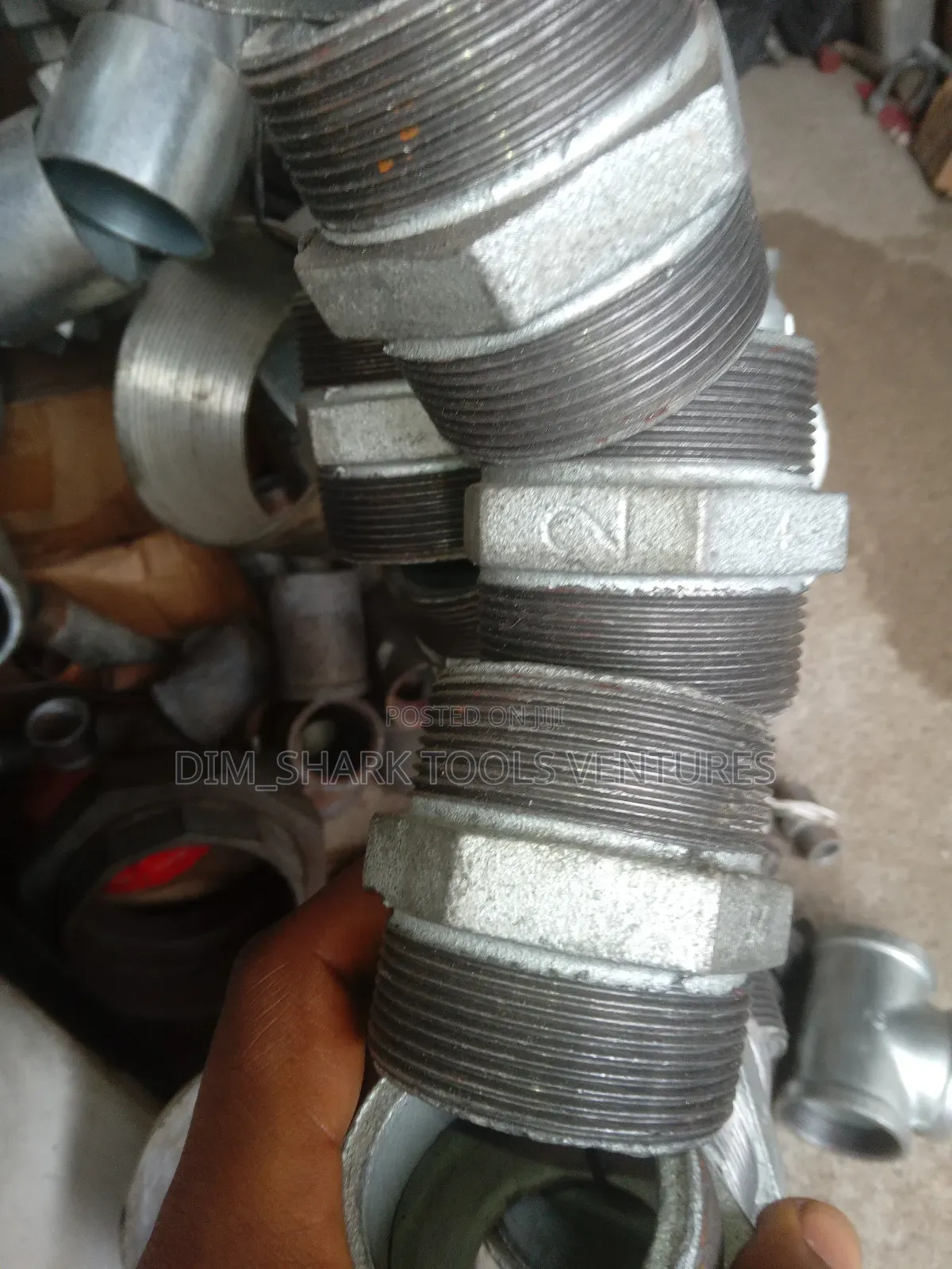 2" Galvanise Adapter for Pipeline Use