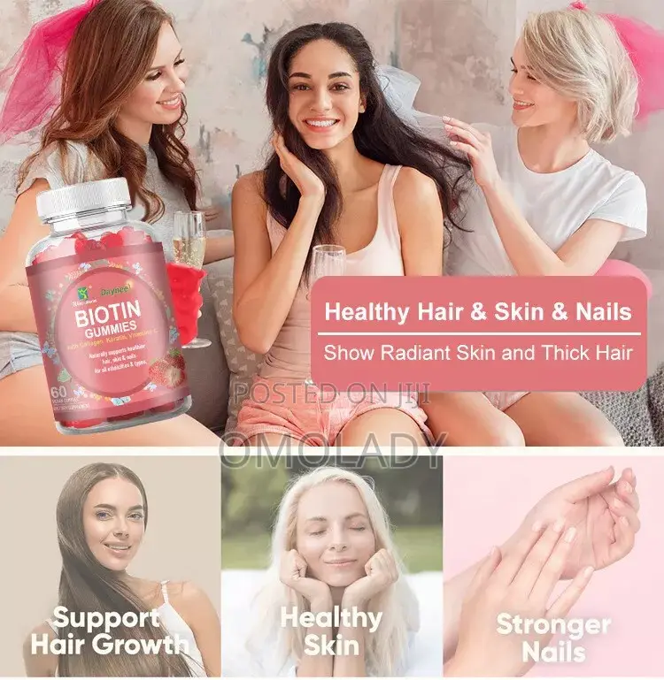 BIOTIN GUMMIES With Collagen Keratin and Vitamin C