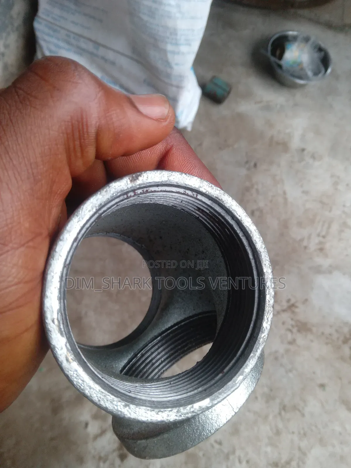 2" Galvanise Tee Connector