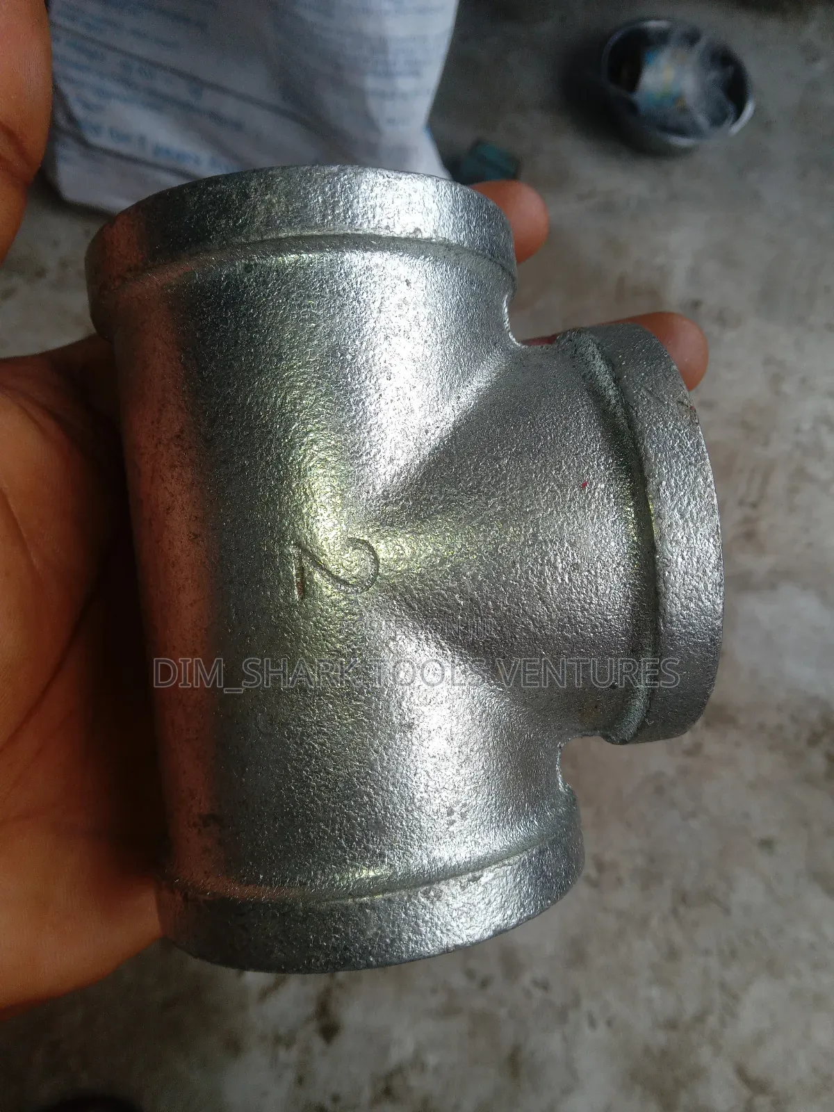 2" Galvanise Tee Connector