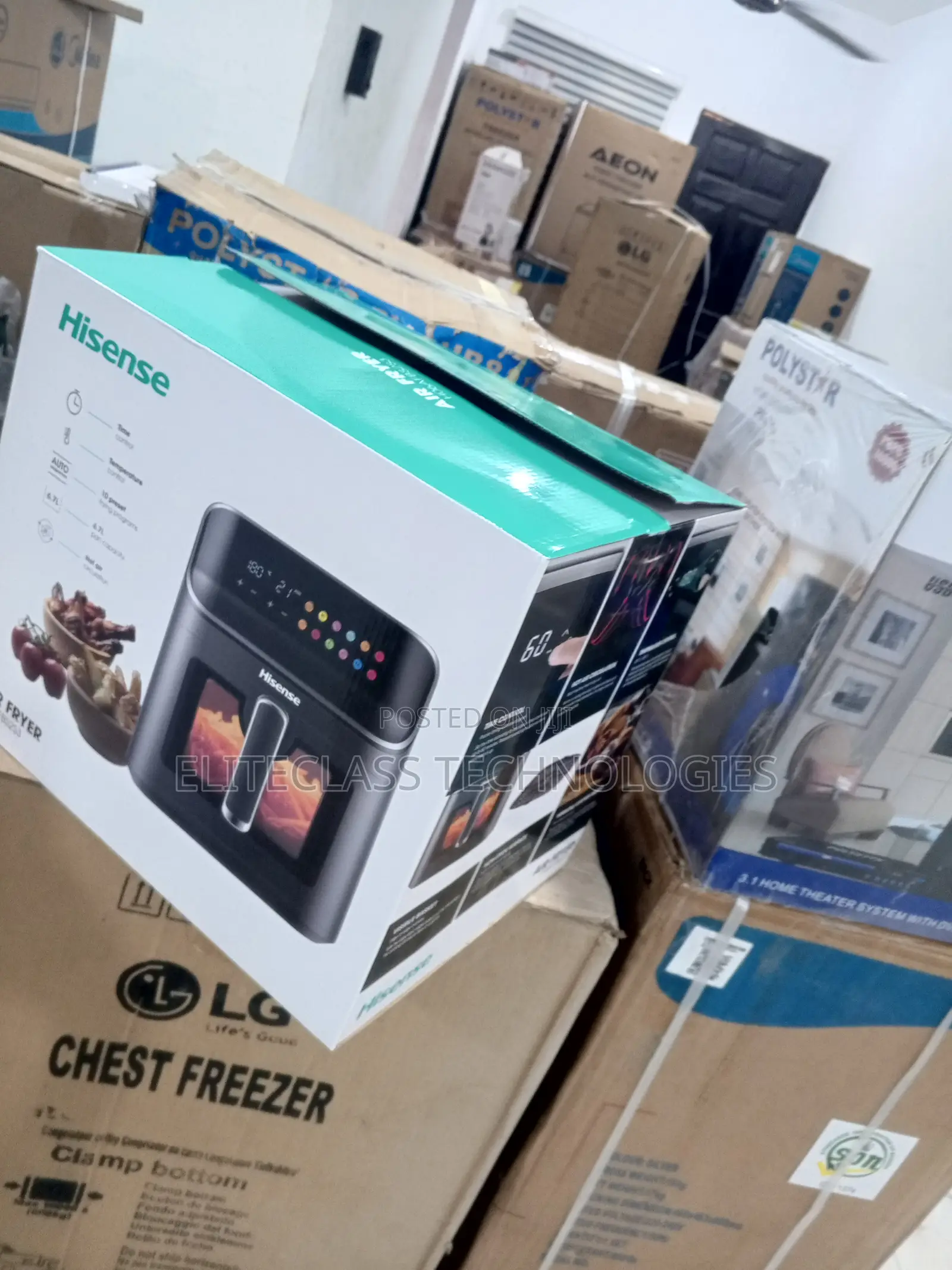 Crisp and Crunch Hisense H06AFBS2S3 6.7L Air Fryer