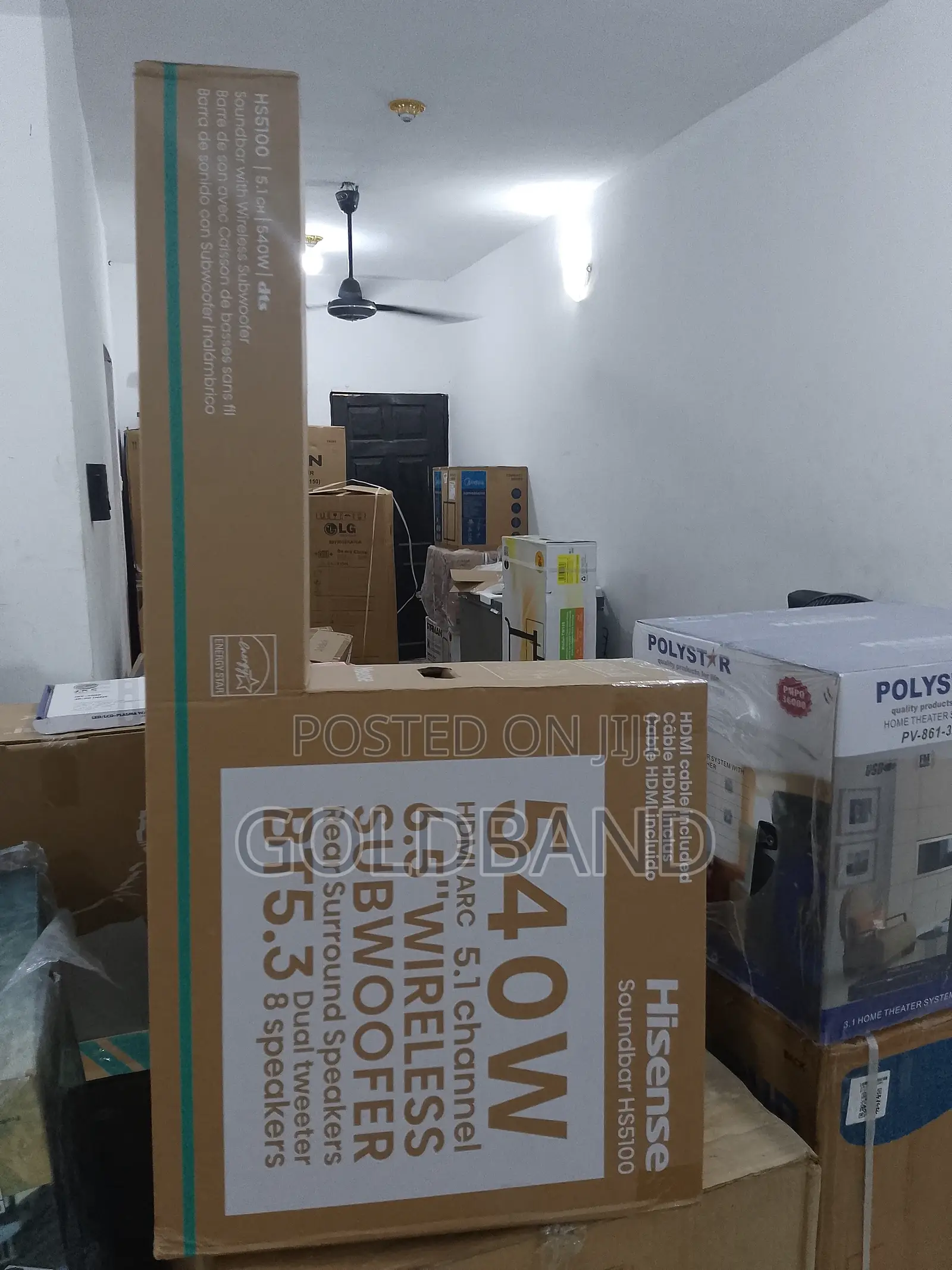 Hisense 540watts Sound Sational Sub-Woofer Sound System