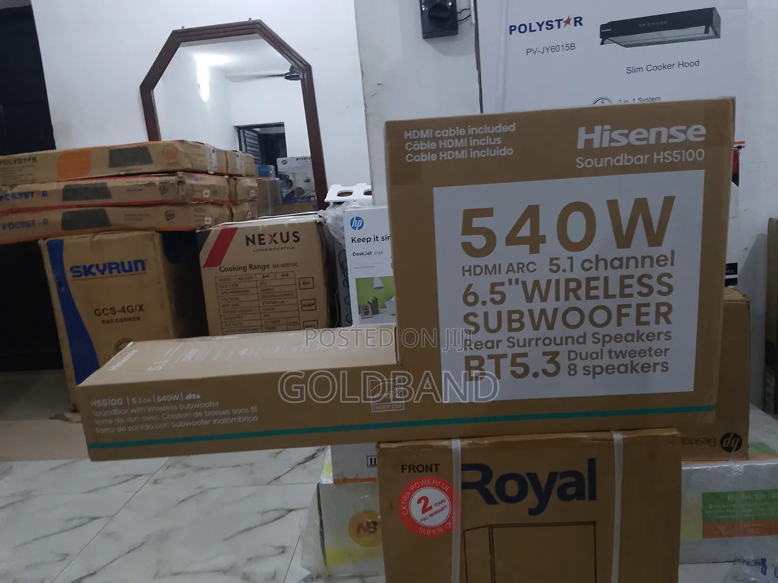 Hisense 540watts Rhythm Reigns Sub-Woofer Sound System
