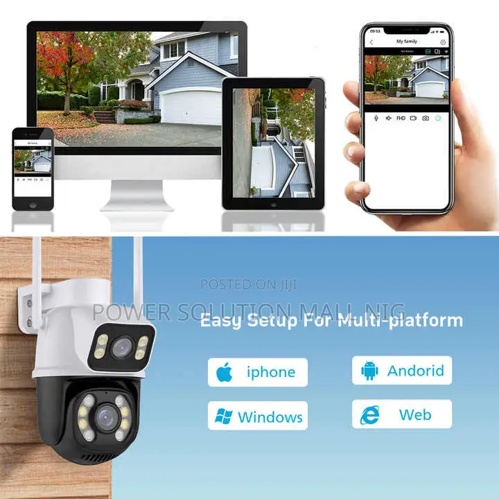 Dual Lens Wifi Security Camera