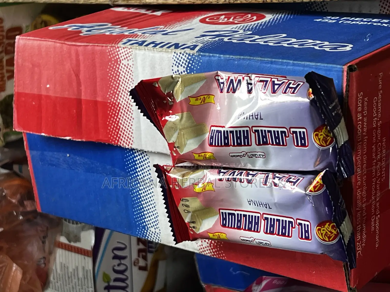 Al Jalal Halawa Candy Bar Sex Sweetner Biscuit