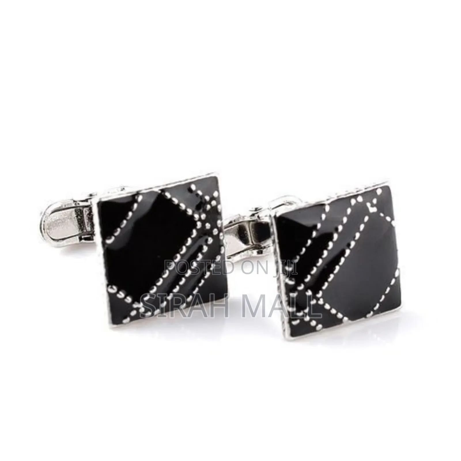 Black Classic Cufflinks for Men