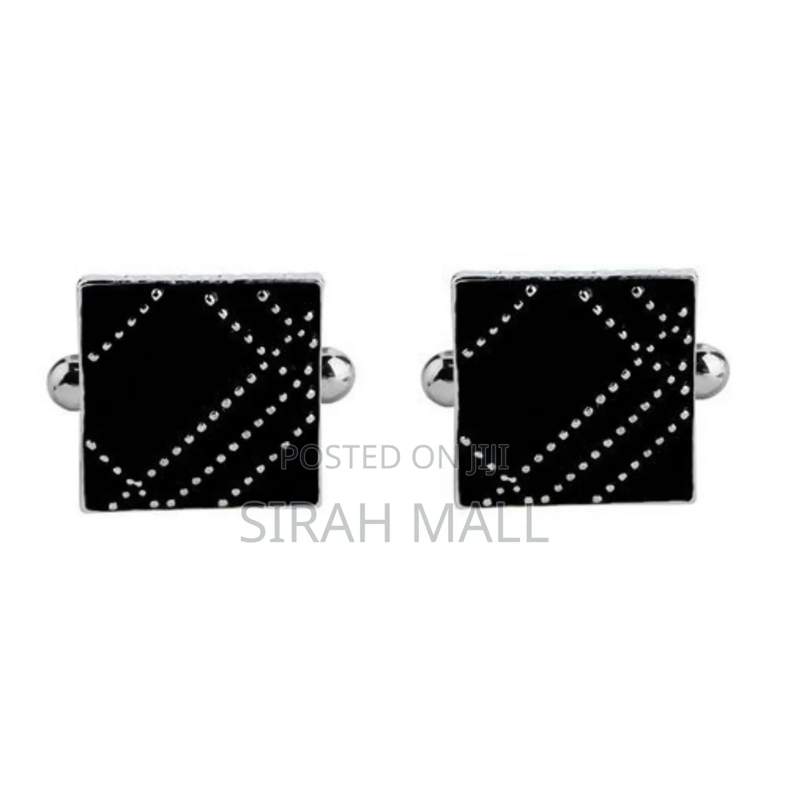 Black Classic Cufflinks for Men