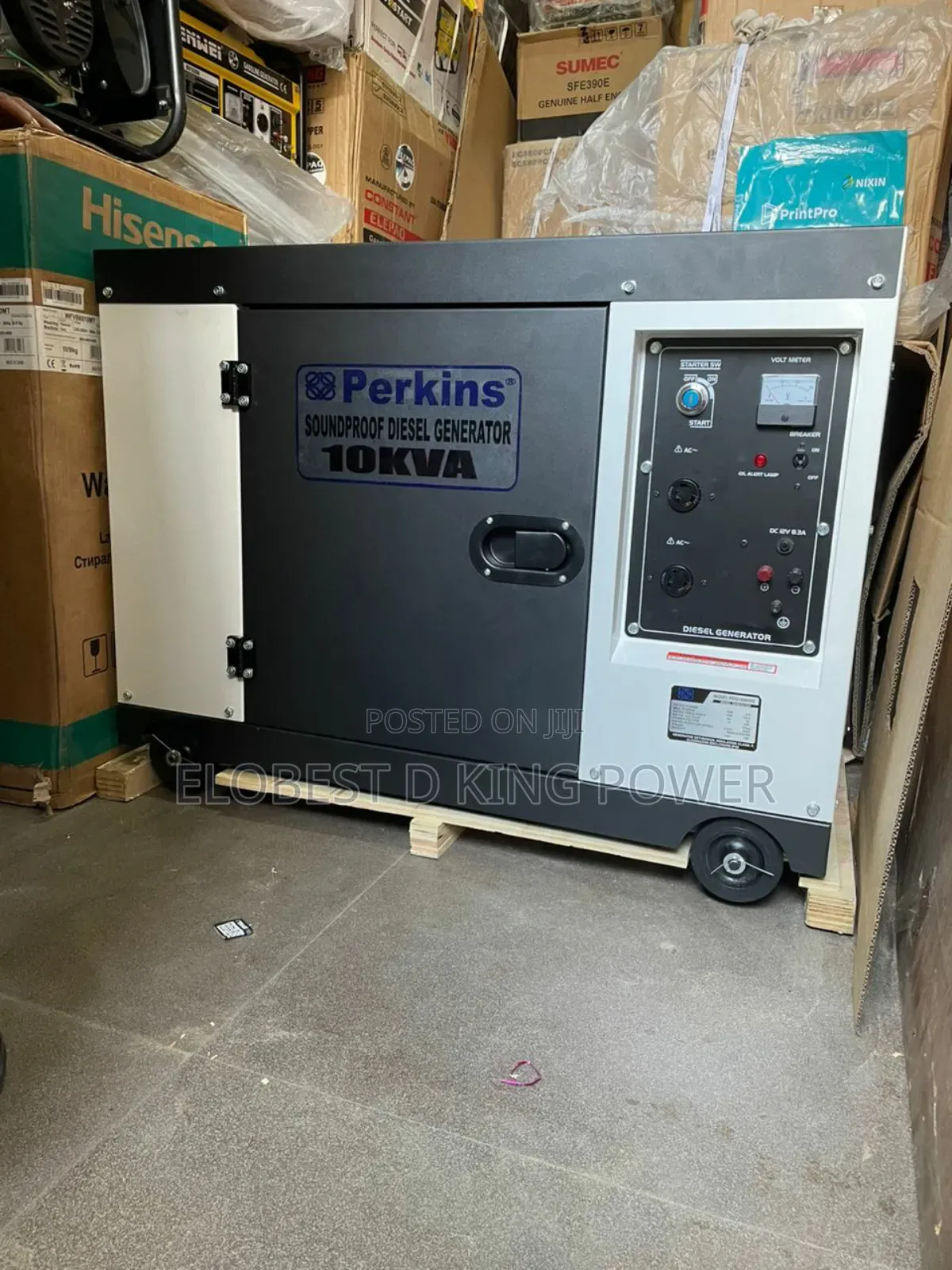 10kva Perkins Diesel Soundproof Generator 100% Pure Copper