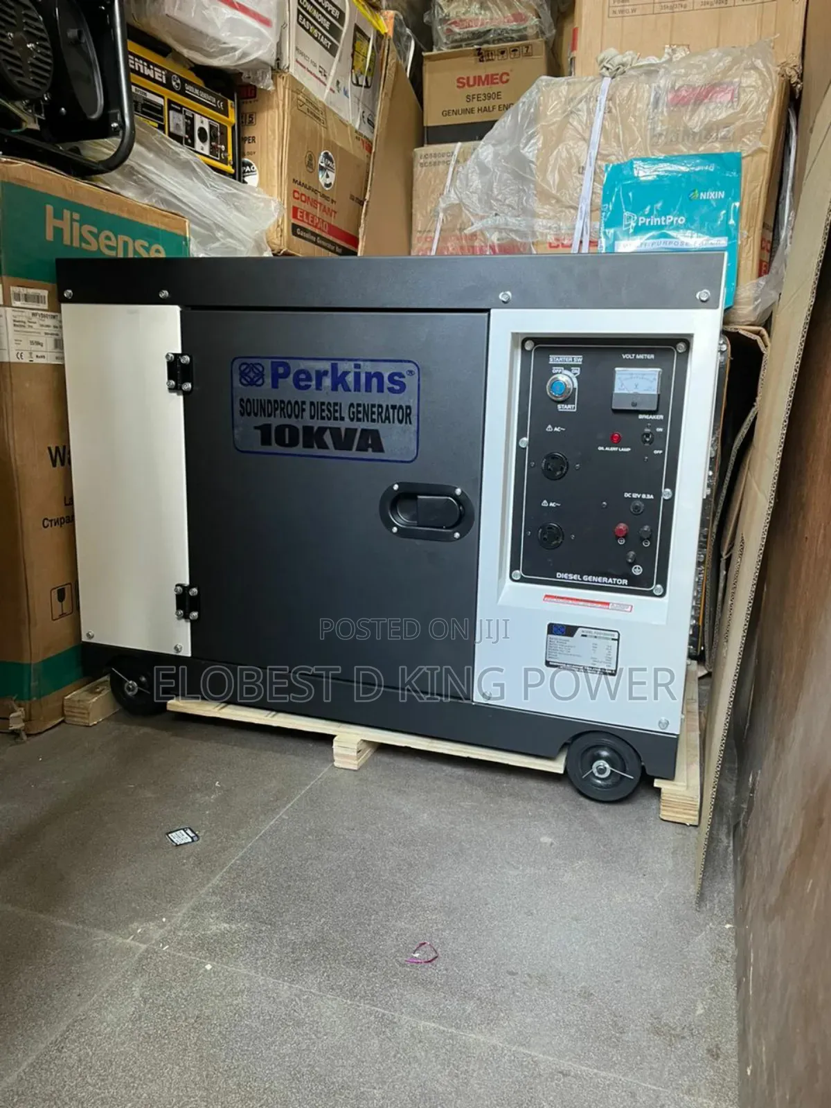 Perkins Diesel Soundproof Generator 10kva 100% Copper Coil