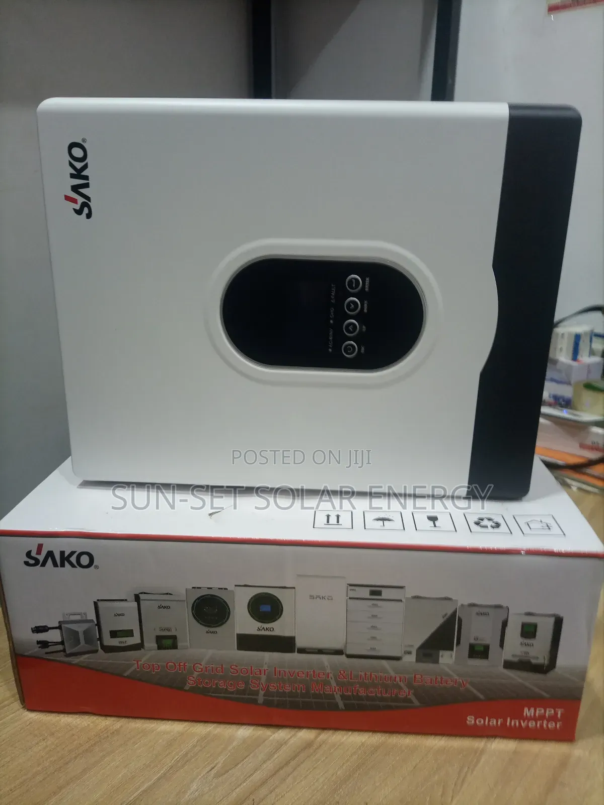 Sako Hybrid Inverter 3kva 24v 120 Ahmppt Charge Controller