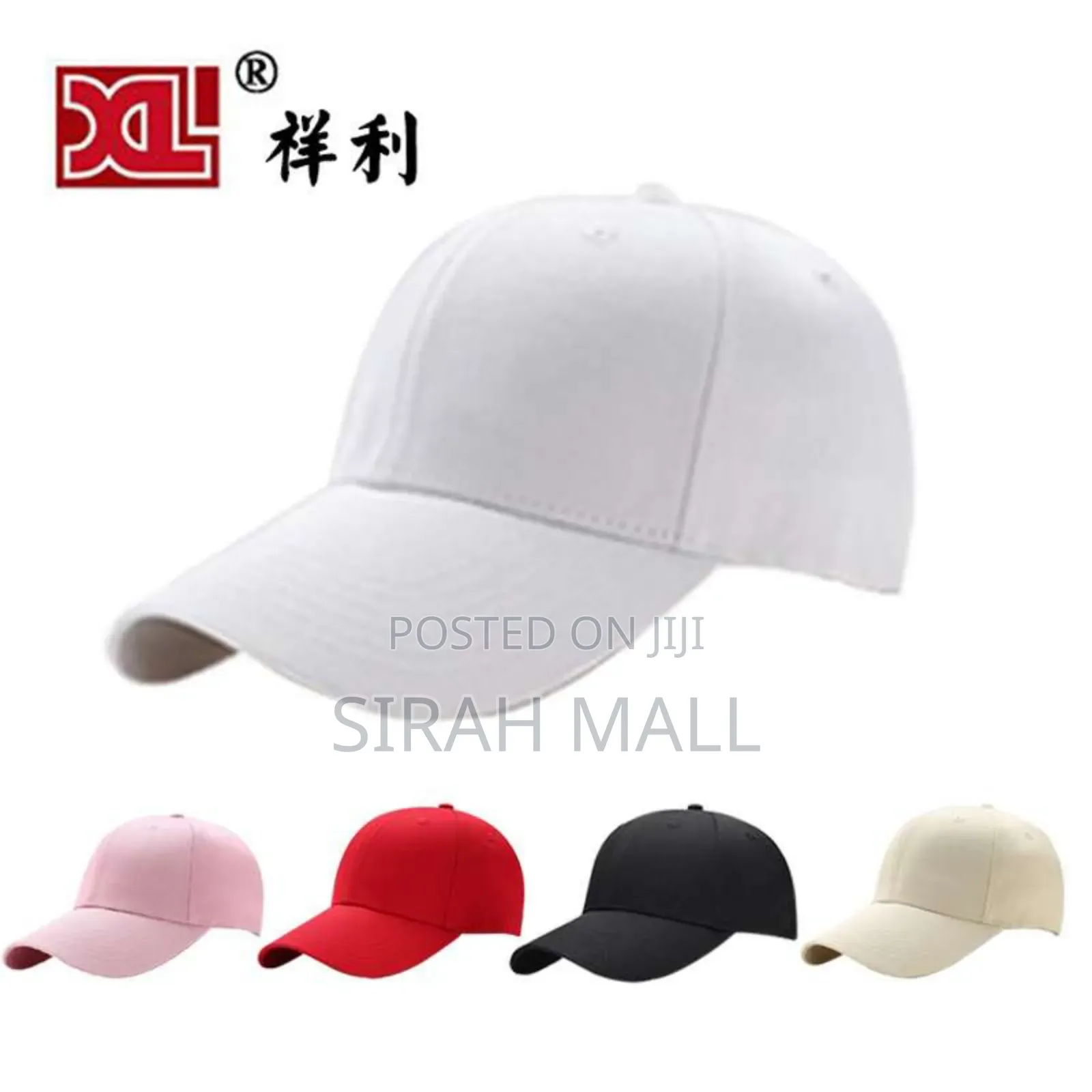 5 Pieces Face Caps - Pink, Black,Navyblue,Wine,Royal Blue