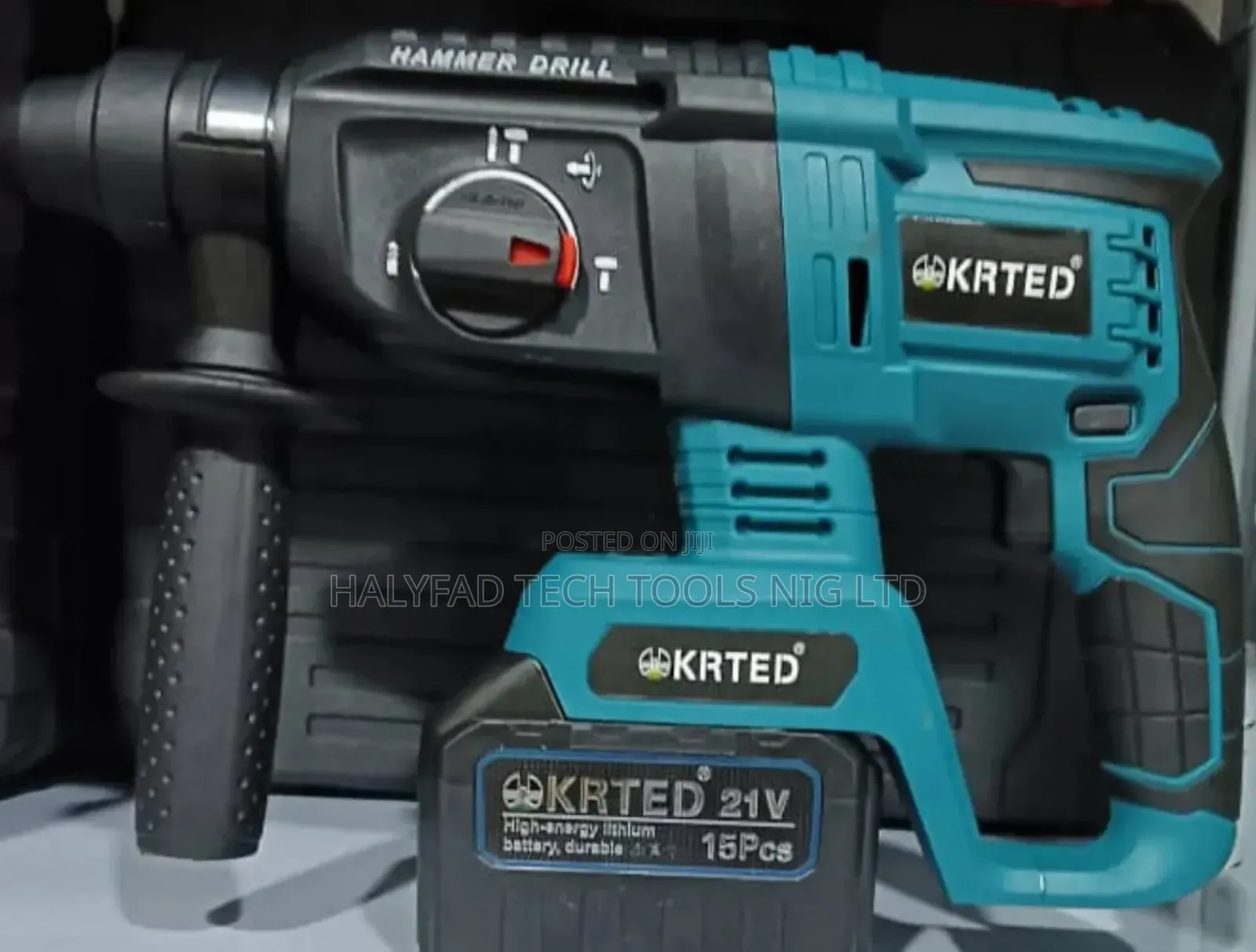 21v Rotary Hammer Drill Brushless, Cordless, Battery Drill