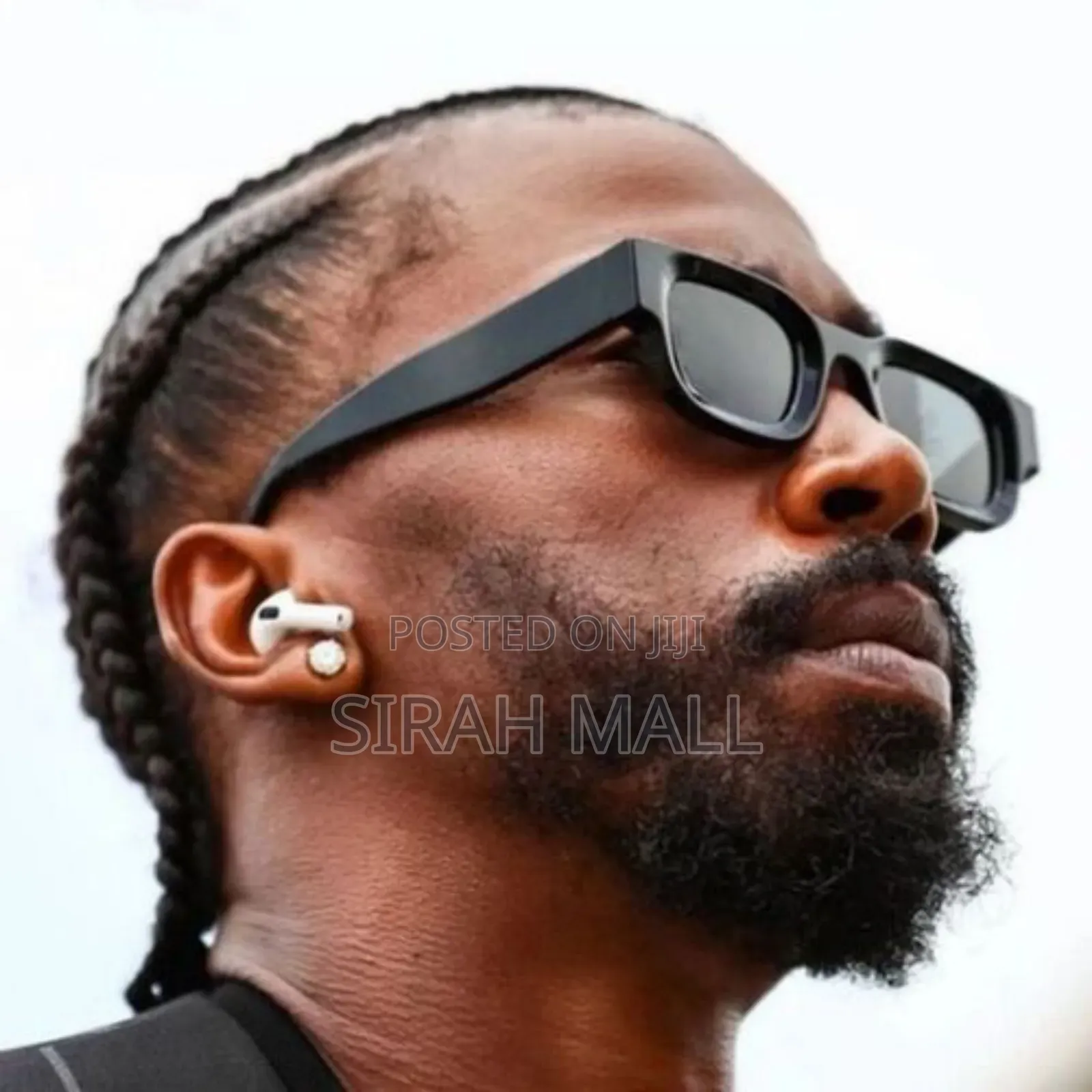 Unisex Square Sunglasses - Black