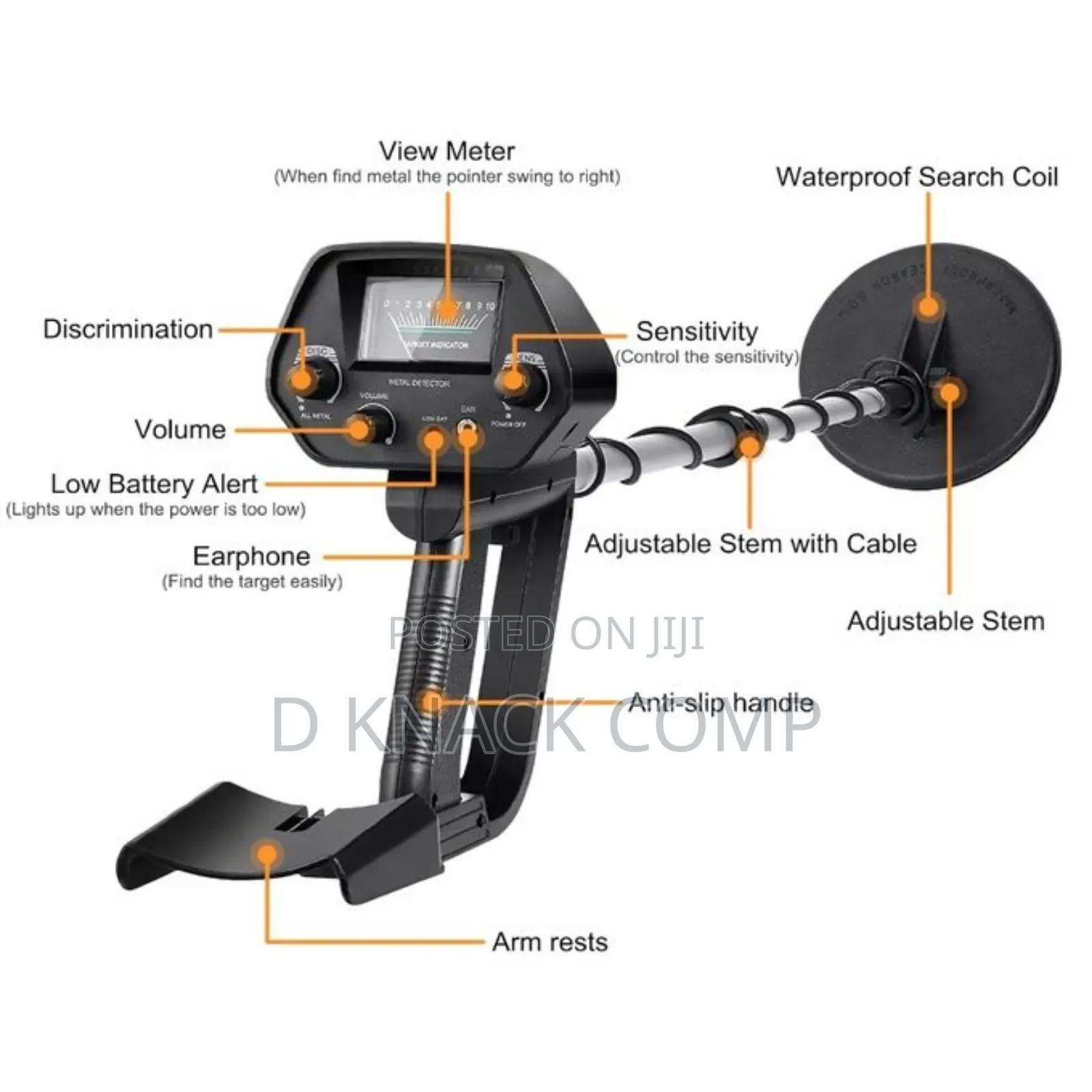 Professional Waterproof Handheld Underground Metal Detector