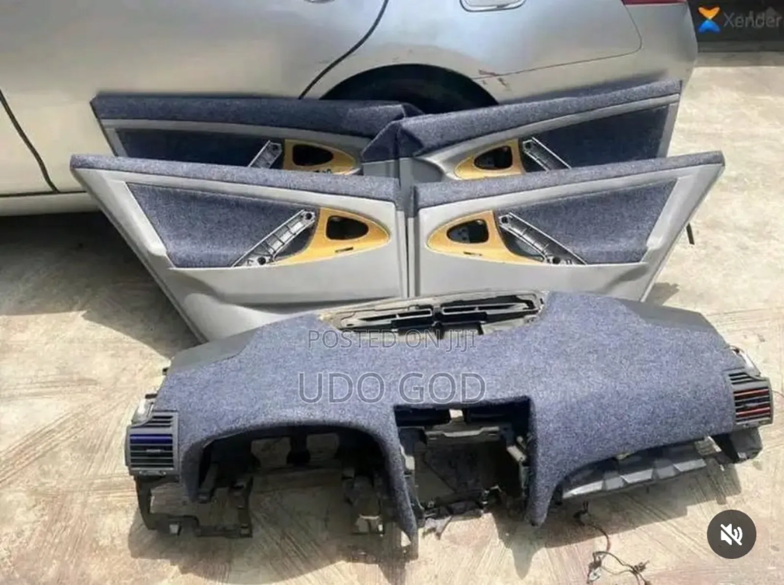 Ash Rug Interior Dashboard and Door Mat Toyota Camry Car Upholstery