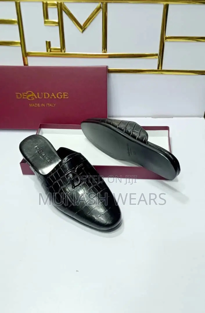 Italian Leather Half Shoe