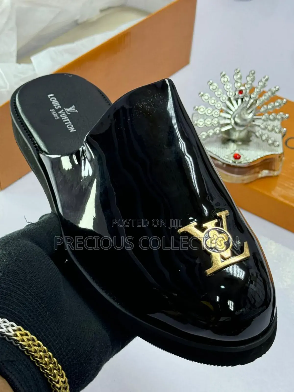 Mens Top Quality Classic Leather Half Shoes