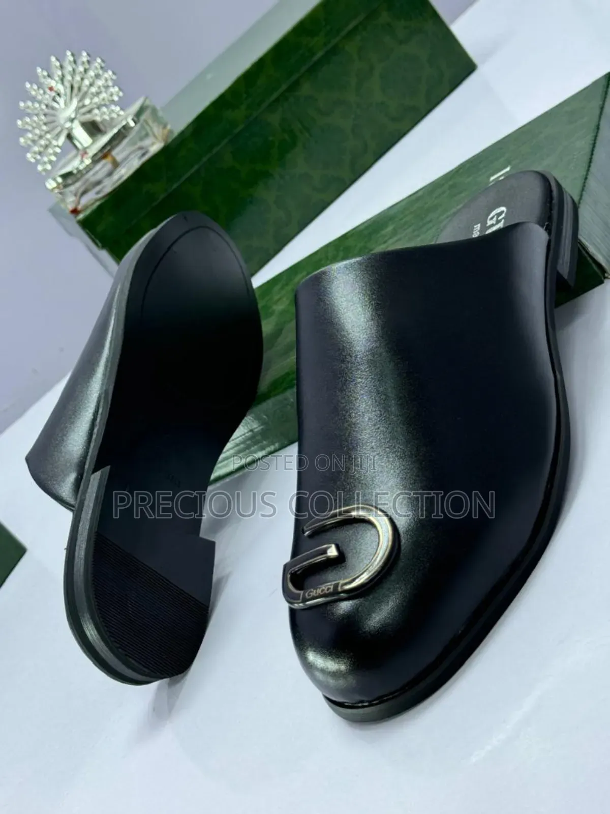 Men's Gucci Top Classic Leather Half Shoes