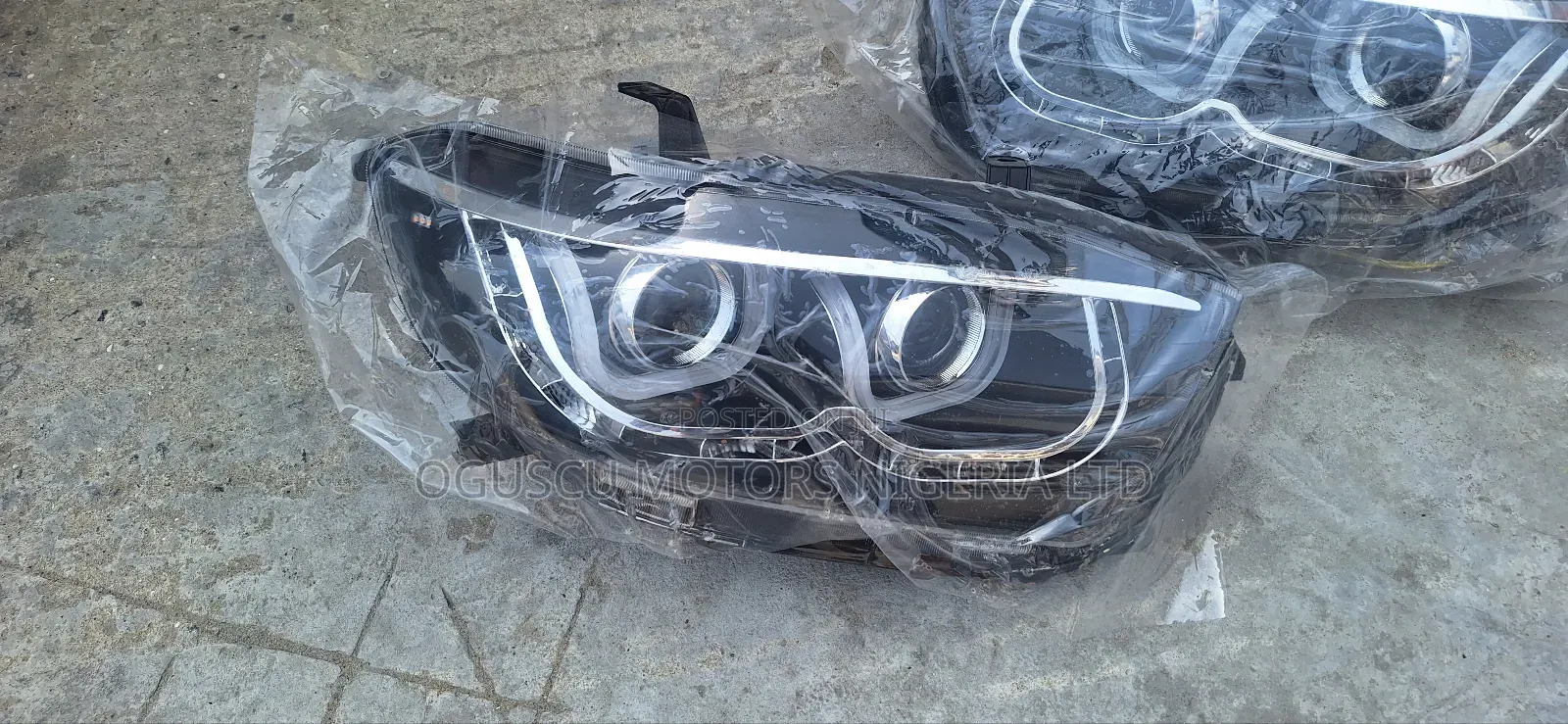 Headlamp Highlander 2008-2011 Two Touch With LED Yahoo Type