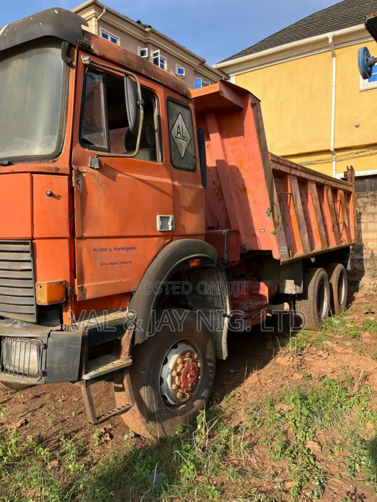 IVECO 10' Tyres Tipper Truck 1998 Orange