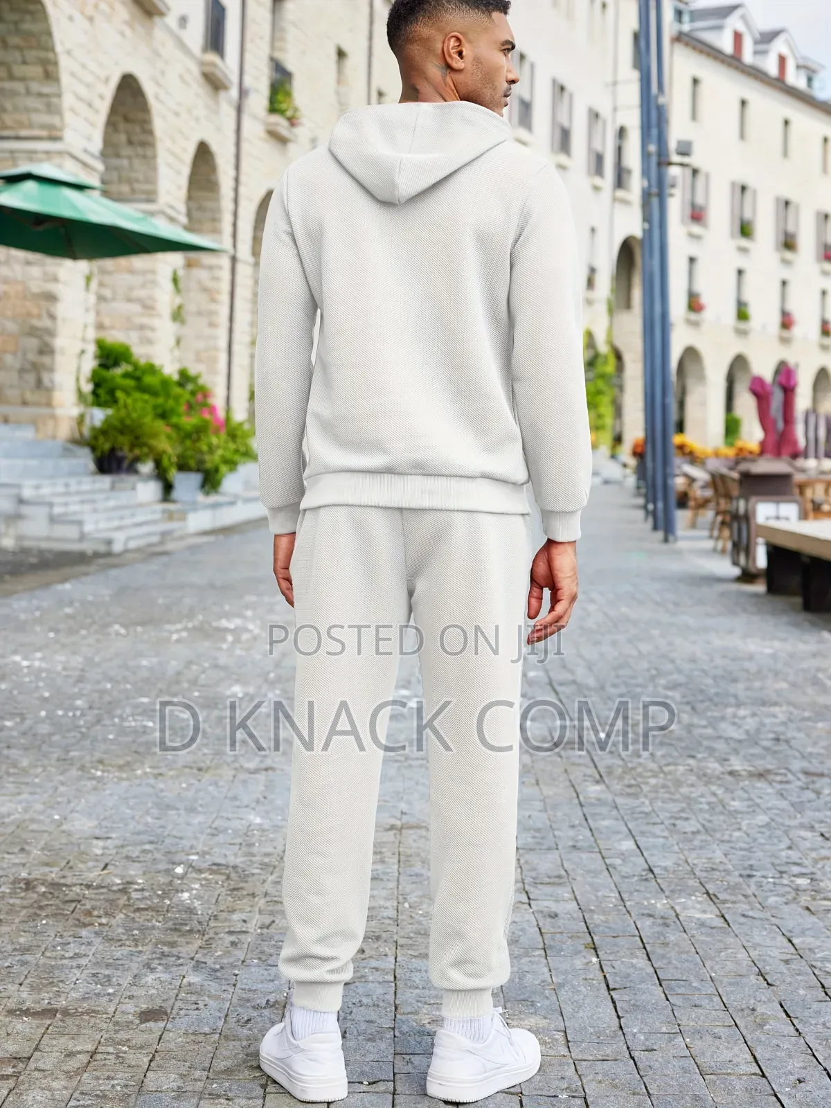 Off-White Two Pieces Sweatshirt+Sweatpant