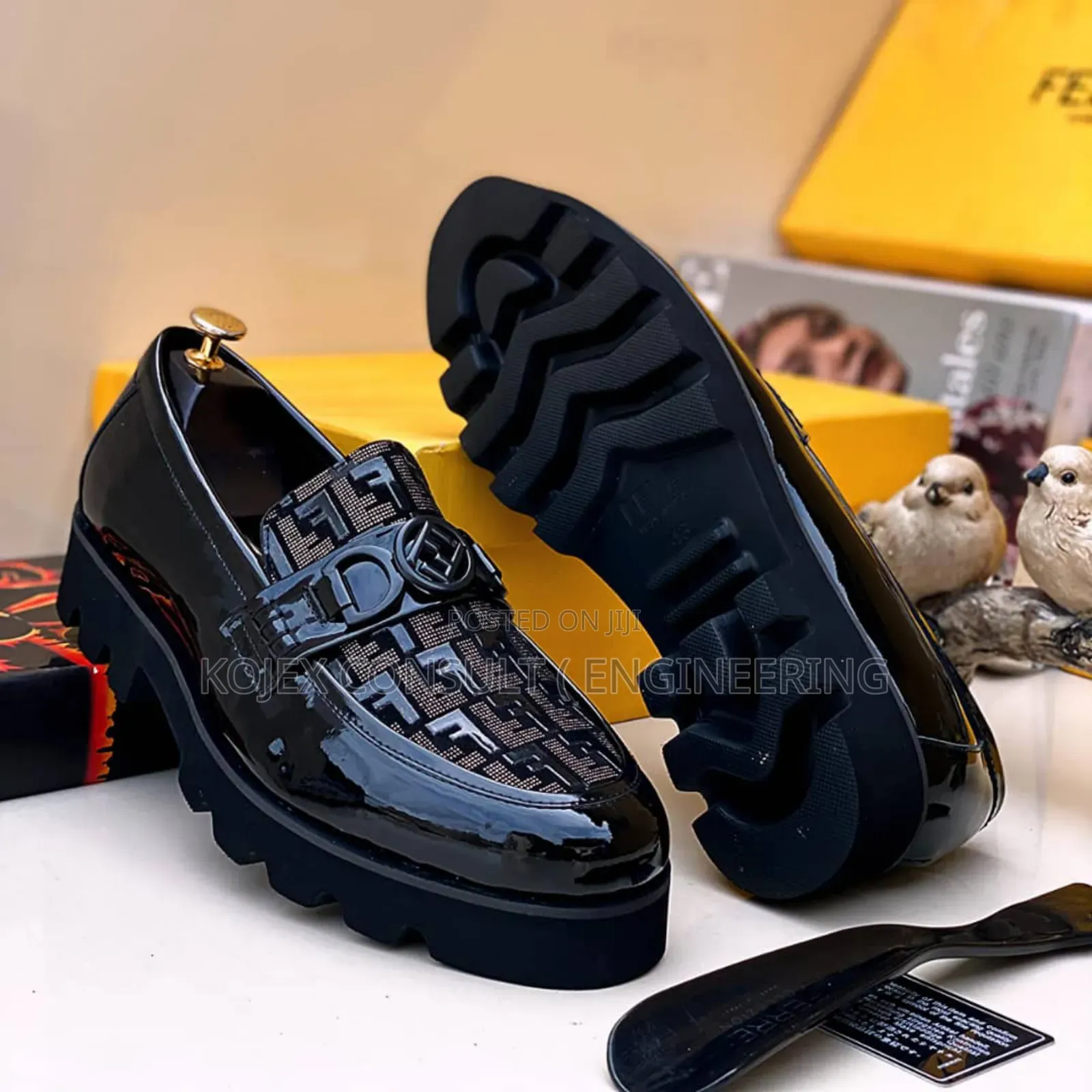 Luxury Fendi Roma Loafers